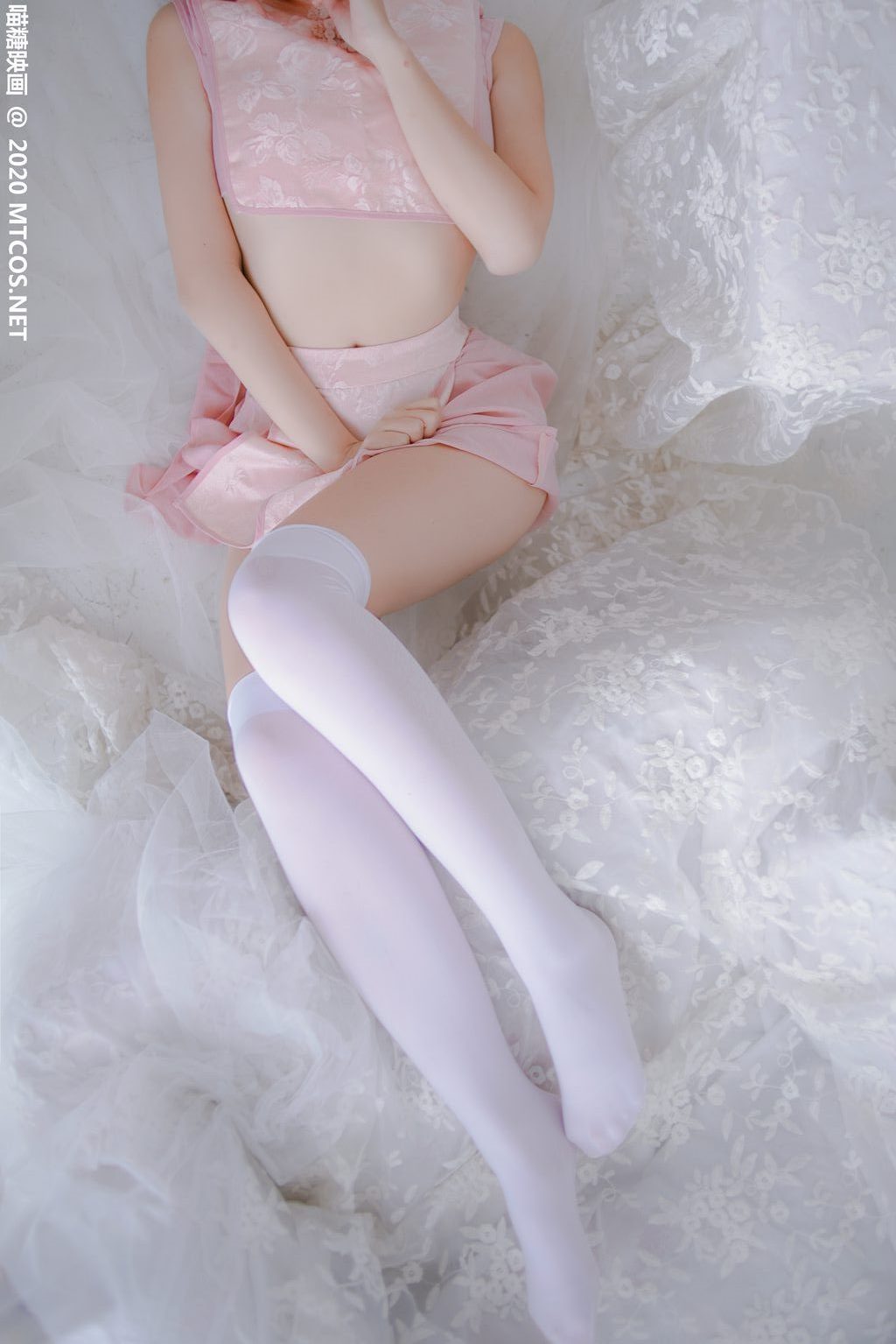 喵糖映画少女 HML.026 粉系旗袍[21P／314MB] 其它写真-第4张