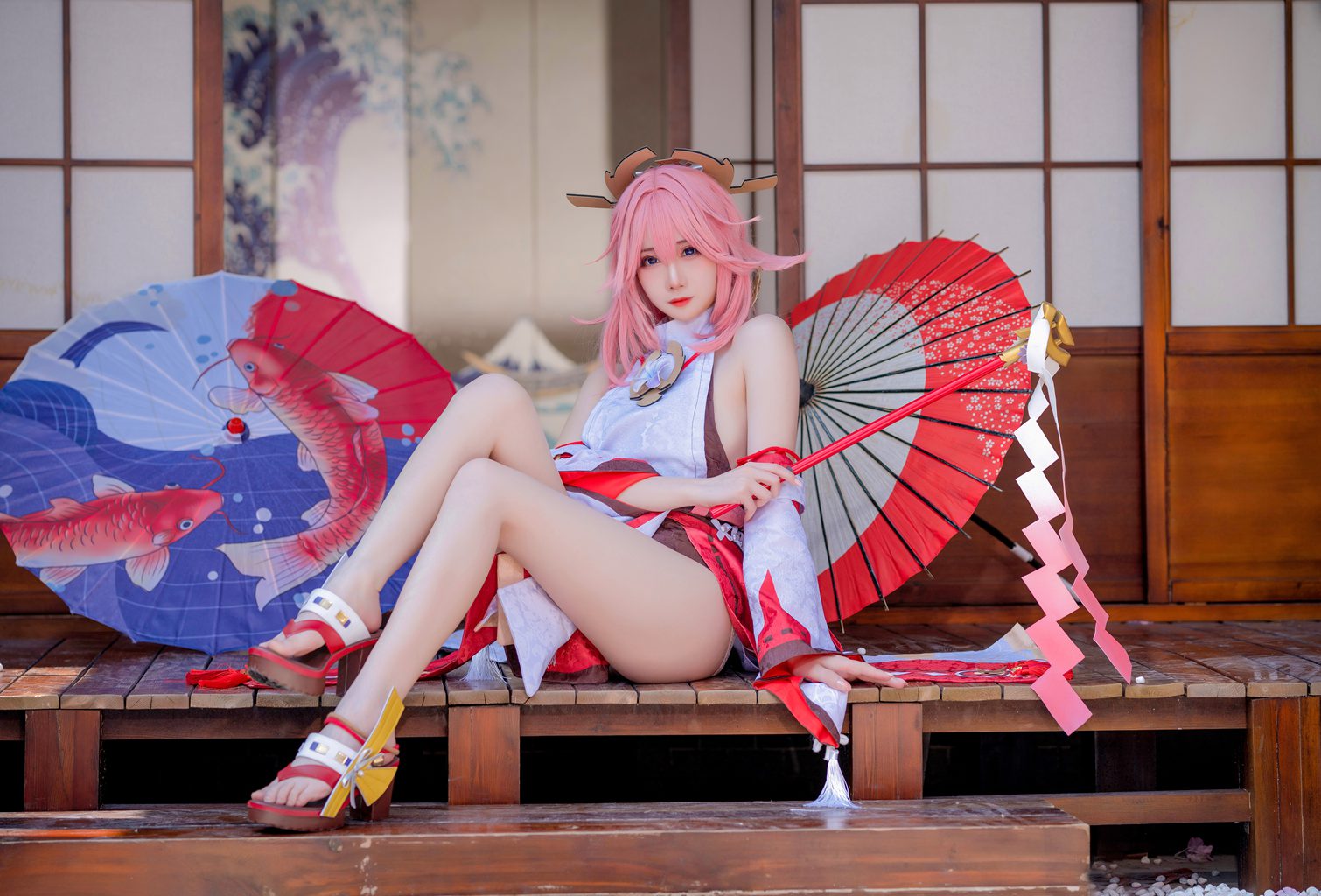 动漫博主@焖焖碳 八重神子[15P-135.2M] 网红写真-第4张