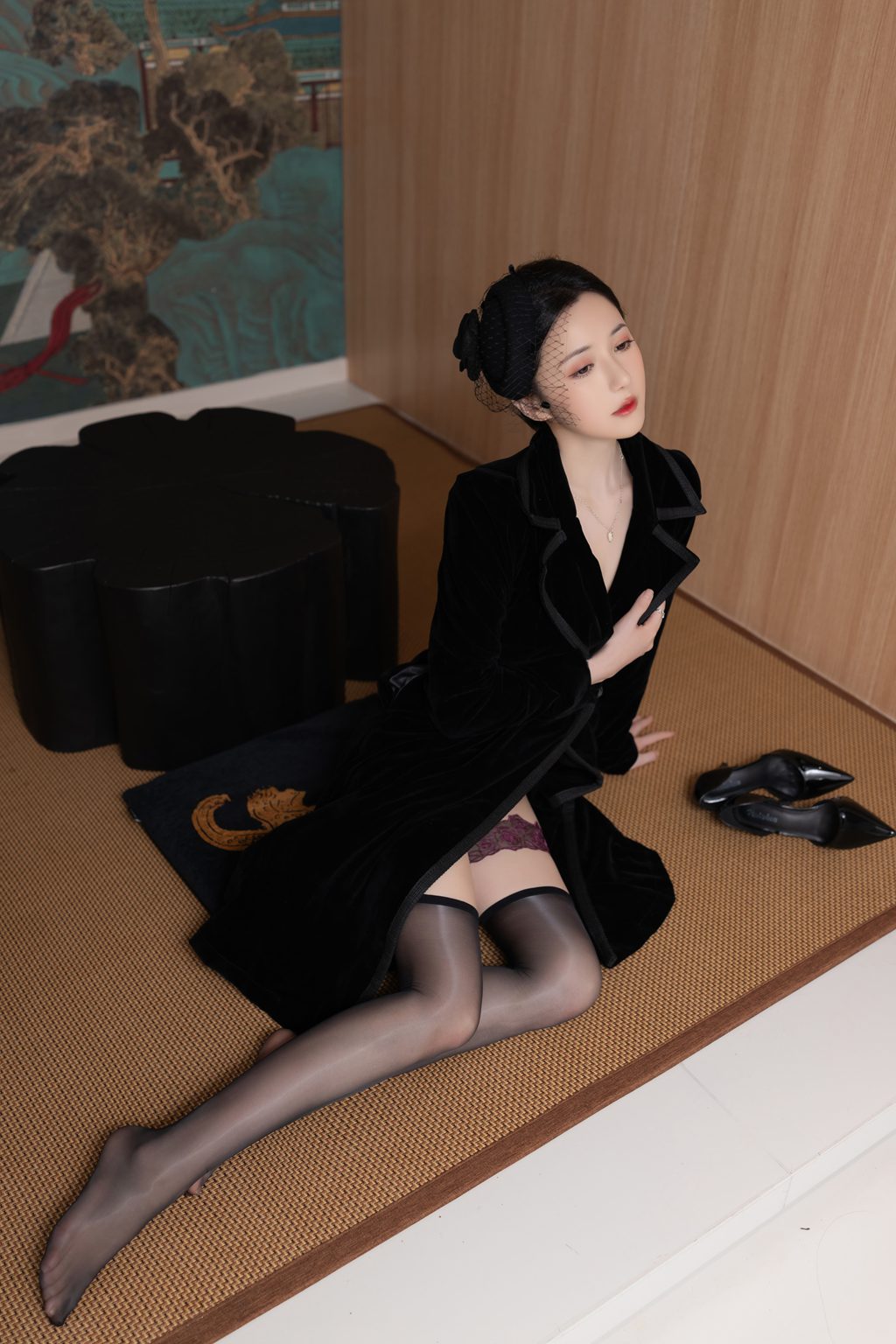 秀人内购@鱼子酱Fish – 内购系列 –未亡人[120P/921MB] 其它写真-第4张