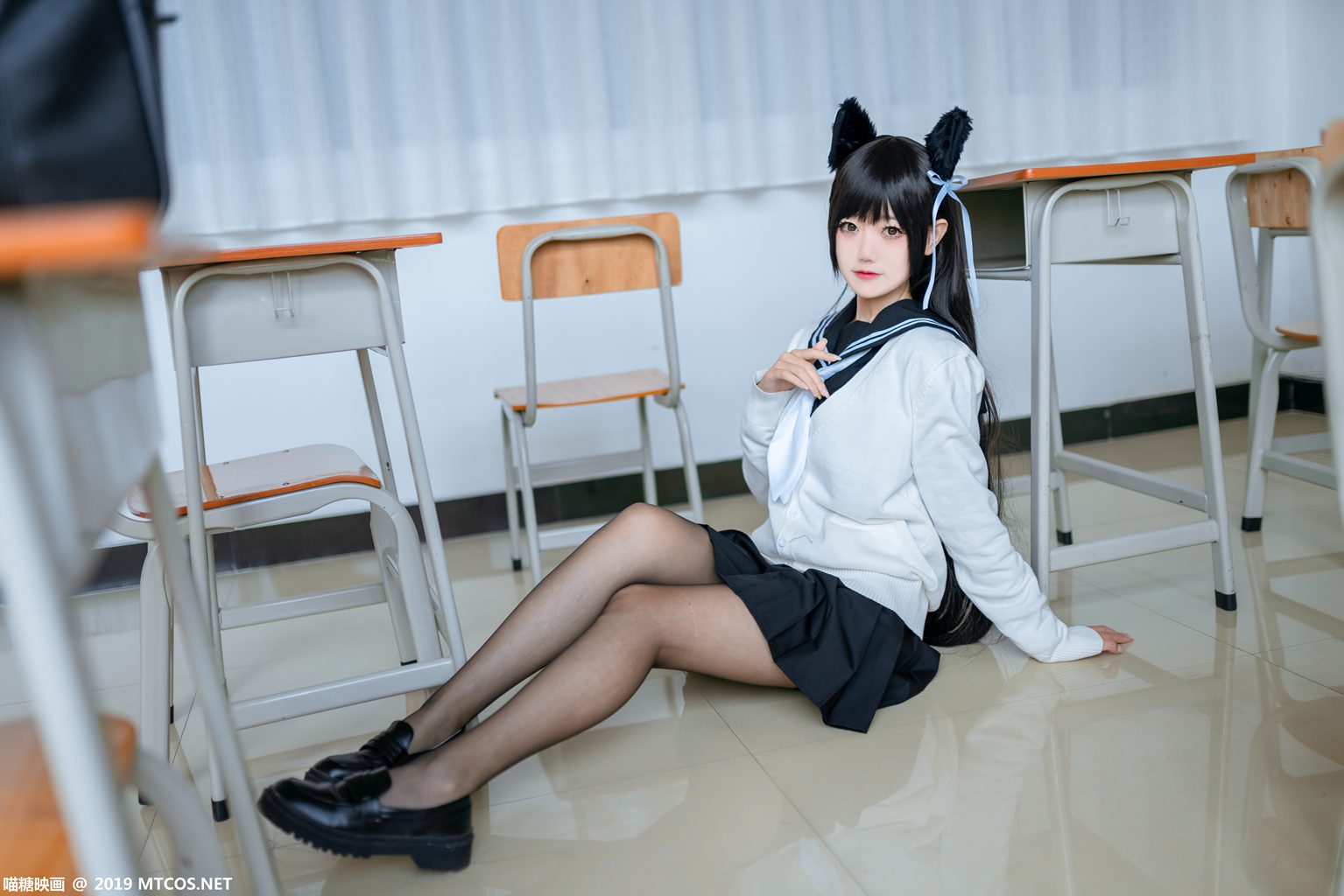 喵糖映画少女  SPL.009 犬JK[40P／477M] 其它写真-第4张