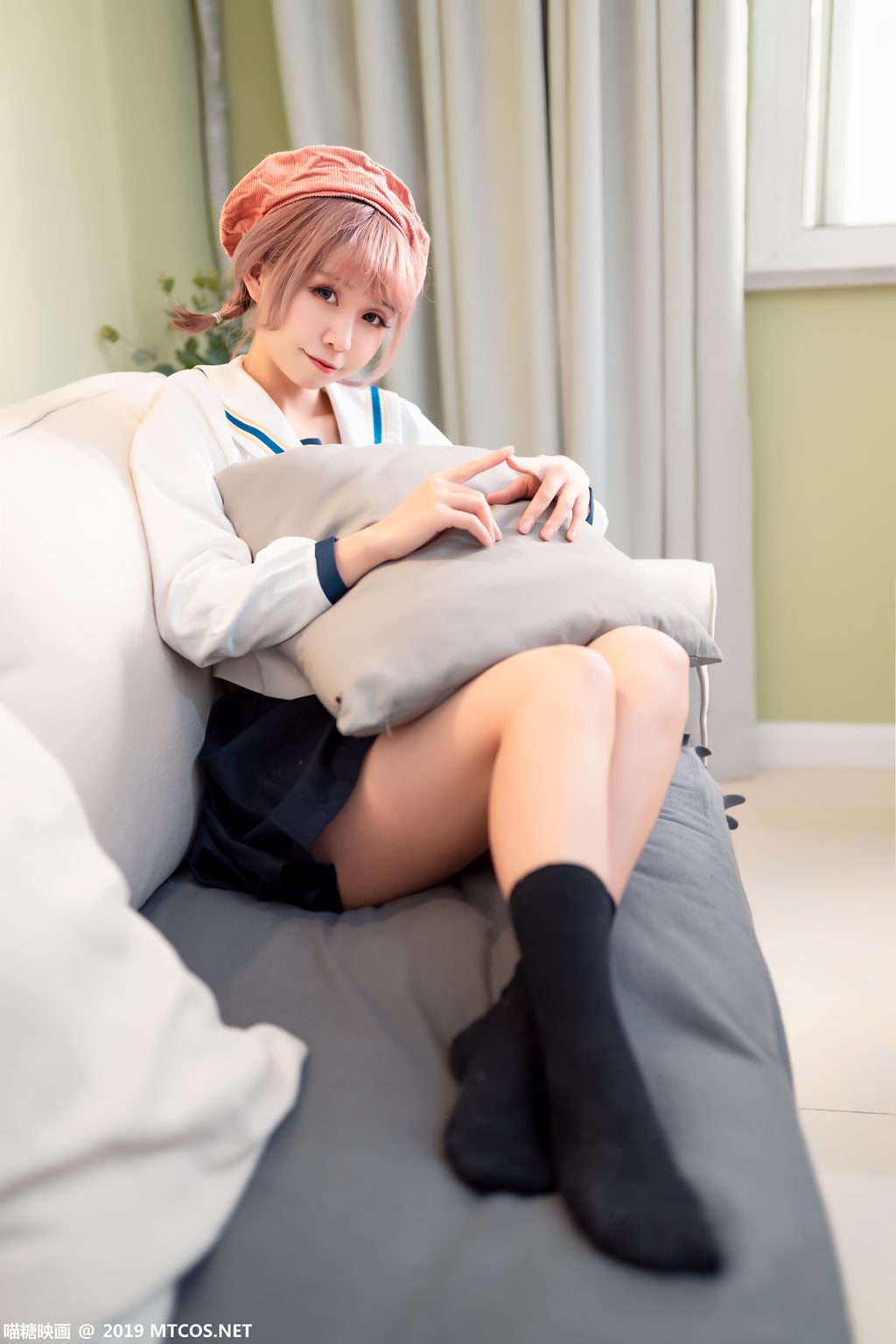 喵糖映画少女 SPL.011 绿民俗JK[40P／554M] 其它写真-第4张