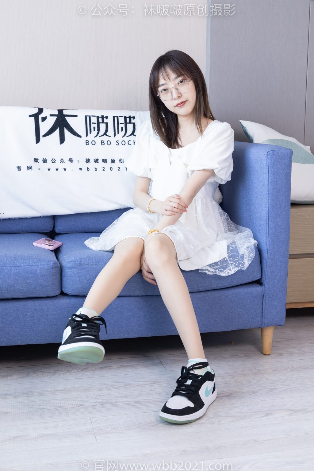 [BoBoSocks袜啵啵] NO.574 稚予-板鞋、白棉袜、薄肉丝 [150P/1V/4.98GB] 年费专享-第4张