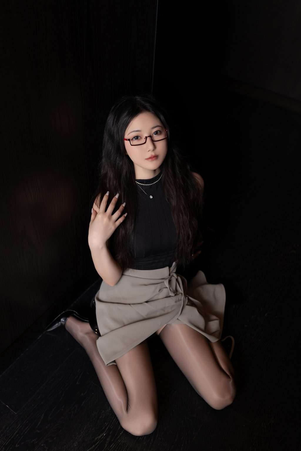 秀人内购@鱼子酱Fish – 内购系列 – 眼镜娘[120P/1.31GB] 其它写真-第3张