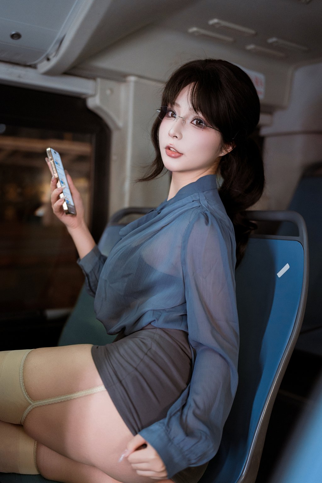 动漫博主@yuuhui玉汇 夜班族 [147P/1V/1.03G] 网红写真-第3张