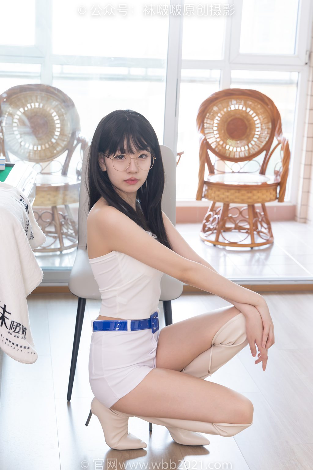 [BoBoSocks袜啵啵] NO.581 小甜豆-高跟长靴、薄肉丝（脚尖透明款）[200P/1V/5.18G] 年费专享-第3张