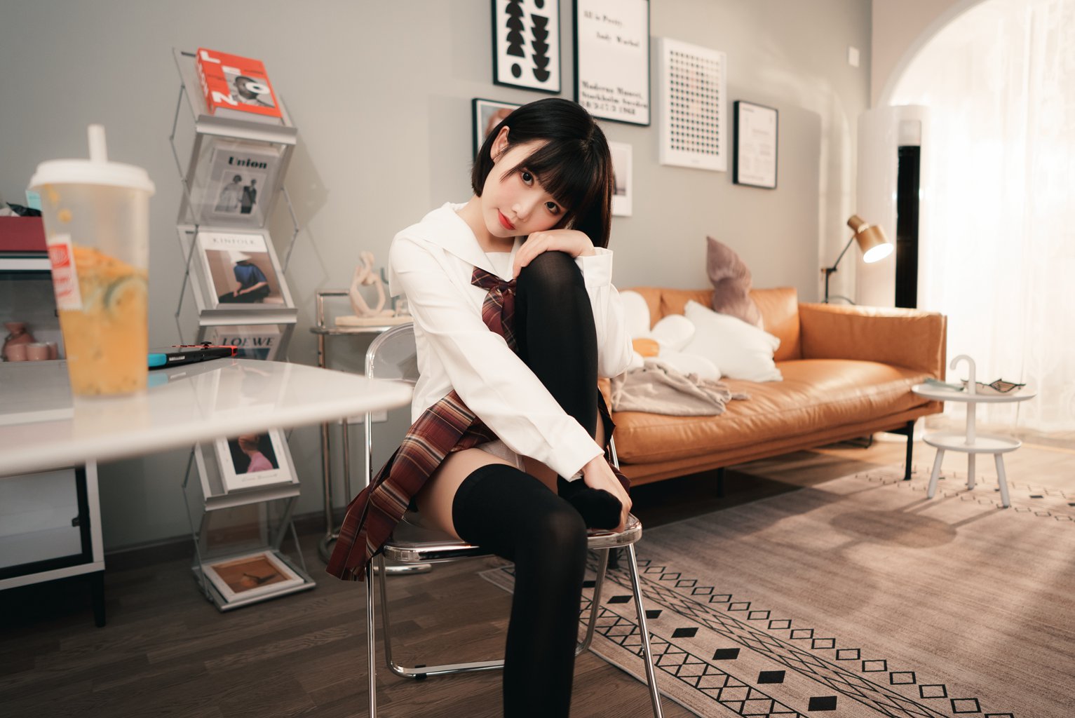 人气动漫Coser@面饼仙儿 JKSE [38P/221MB] 网红写真-第2张