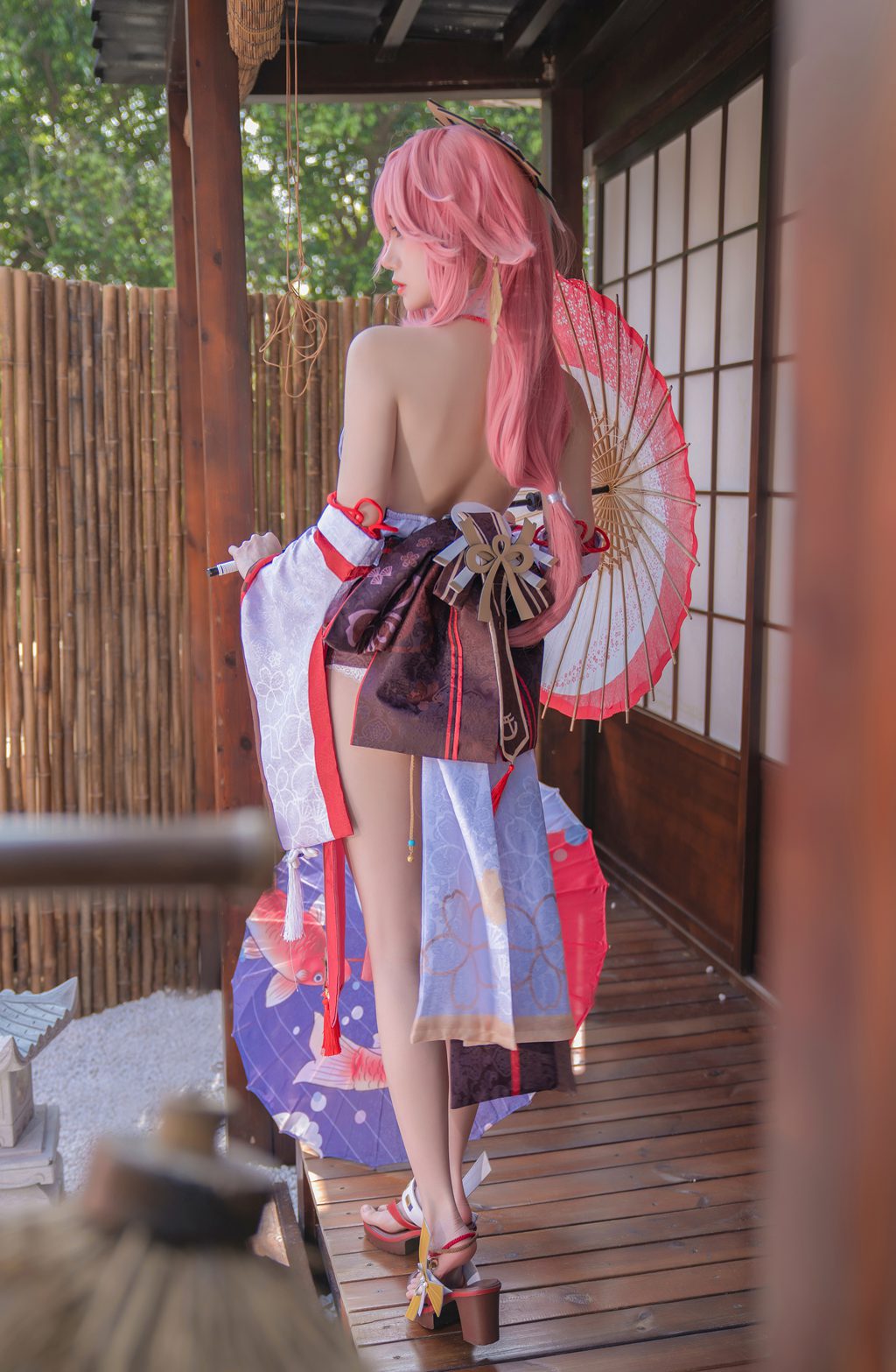 动漫博主@焖焖碳 八重神子[15P-135.2M] 网红写真-第3张