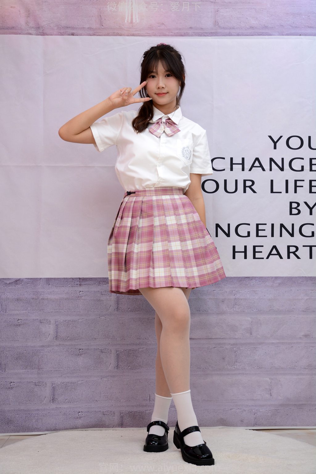 [爱月下] NO.191 圆圆~【可可爱爱】JK上身秒变小可爱。（花絮版）[111P/1V/3.65G] 年费专享-第3张