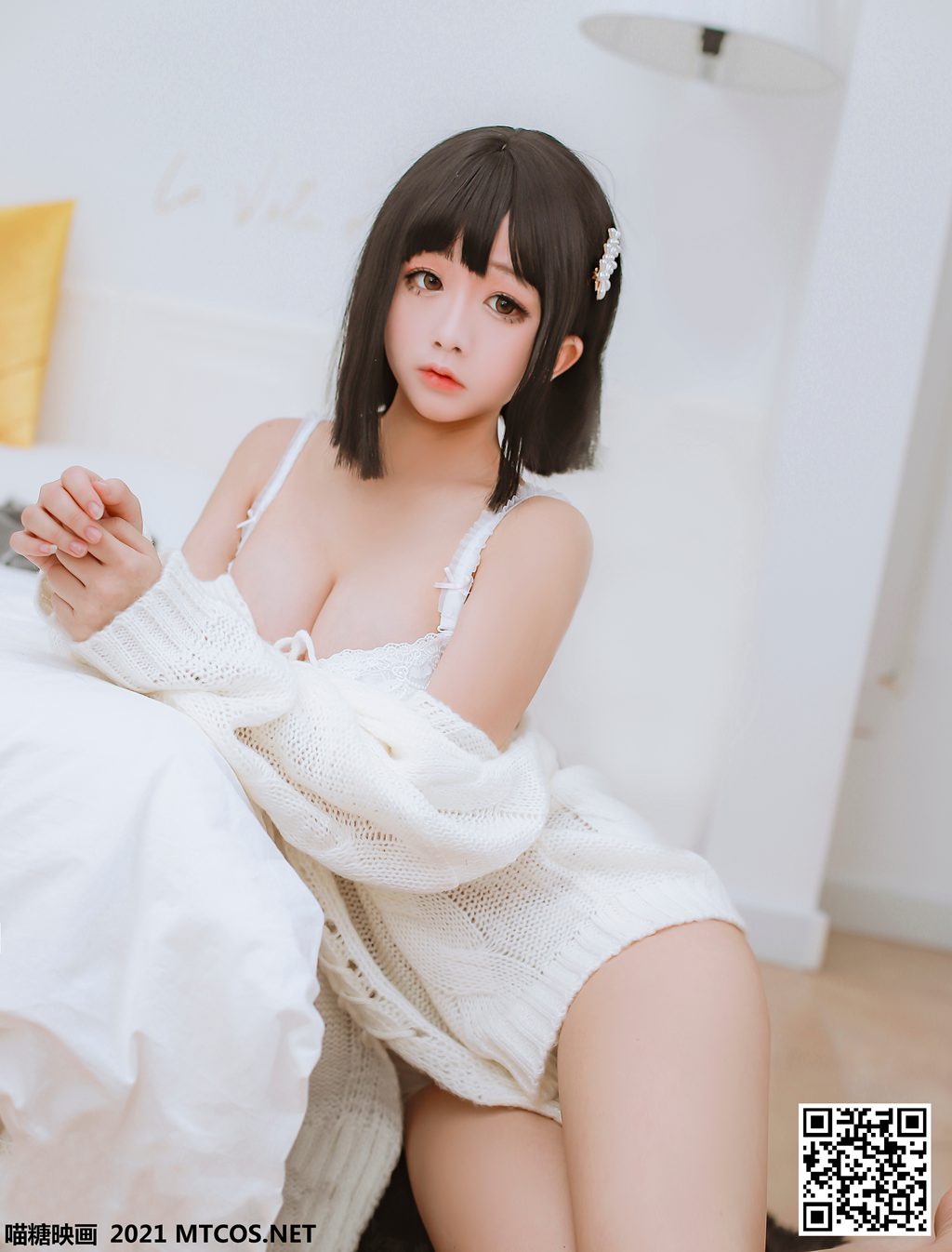 喵糖映画少女VOL.457 妹妹的白色毛衣[20P／207MB] 其它写真-第2张