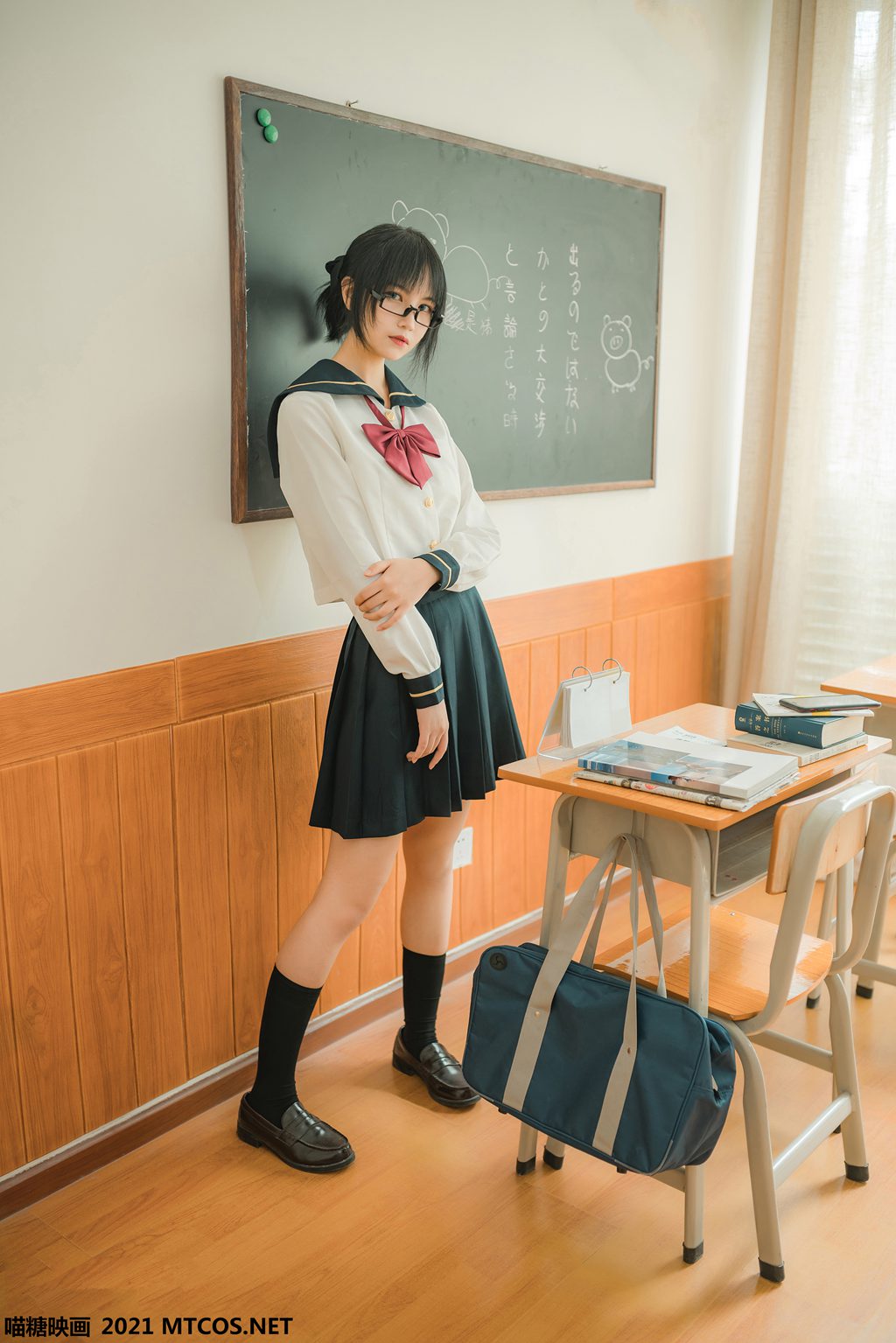 喵糖映画少女 VOL.459 慵懒的JK[29P／326MB] 其它写真-第2张