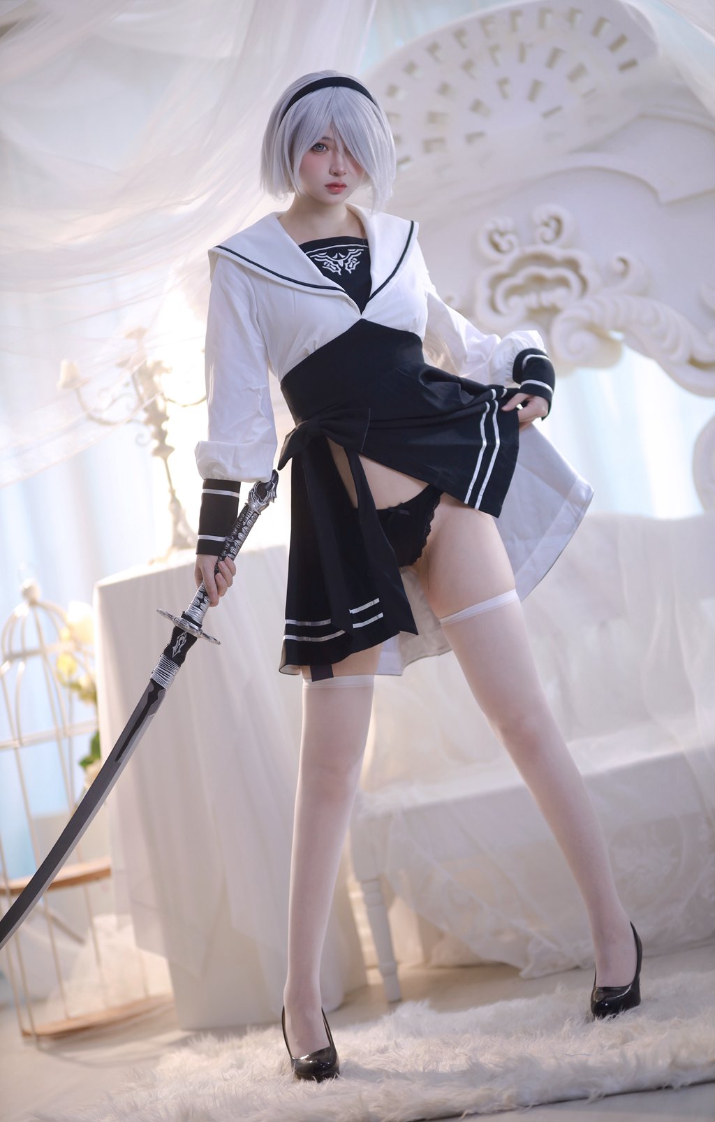 网紅Coser@疯猫ss 2B 得物社 [53P/716MB] 网红写真-第2张