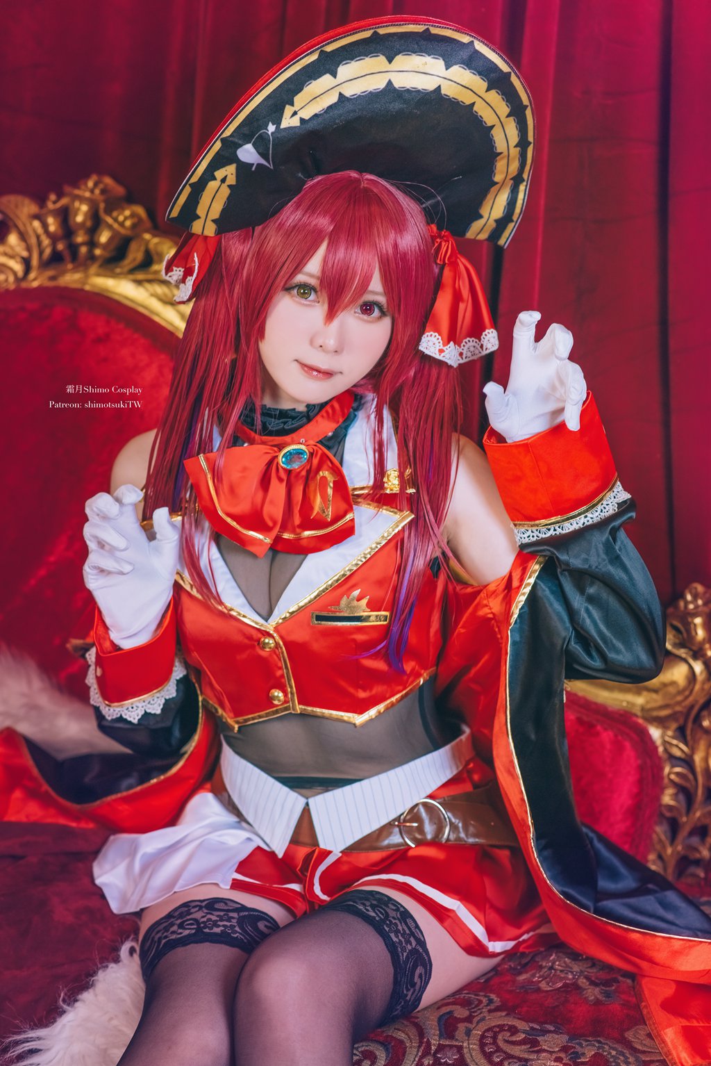 网紅Coser@霜月shimo Houshou Marine[18P-272.6M] 网红写真-第2张
