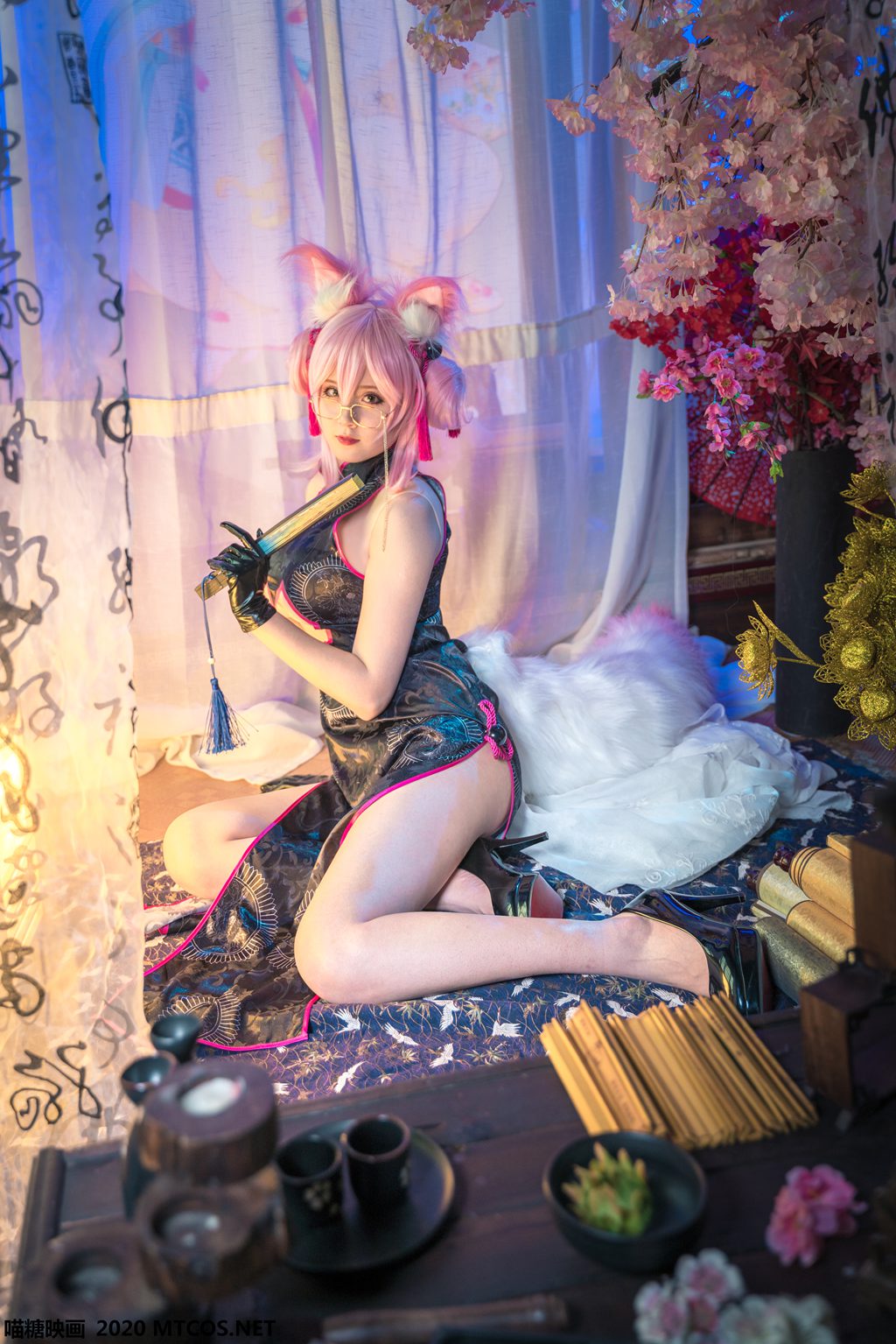 喵糖映画少女 HML.013 小玉旗袍[44P／1.16G] 其它写真-第2张