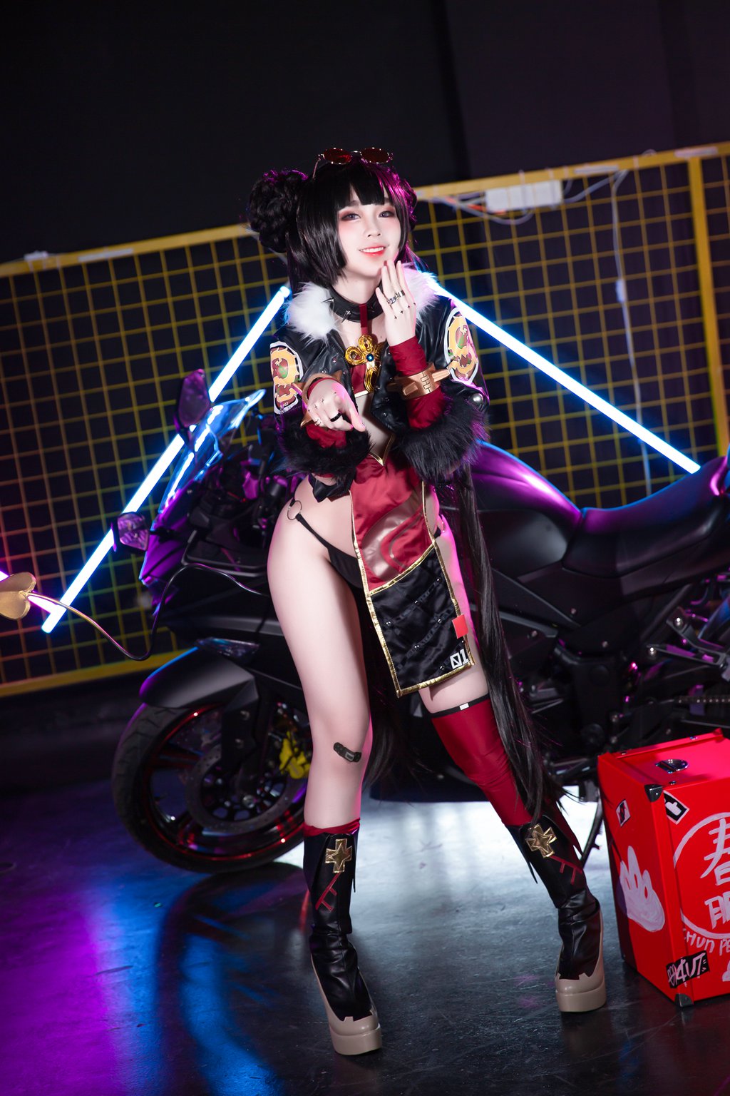 动漫博主@G44不会受伤 春鹏饺子外卖小妹 [24P-288MB] 网红写真-第2张