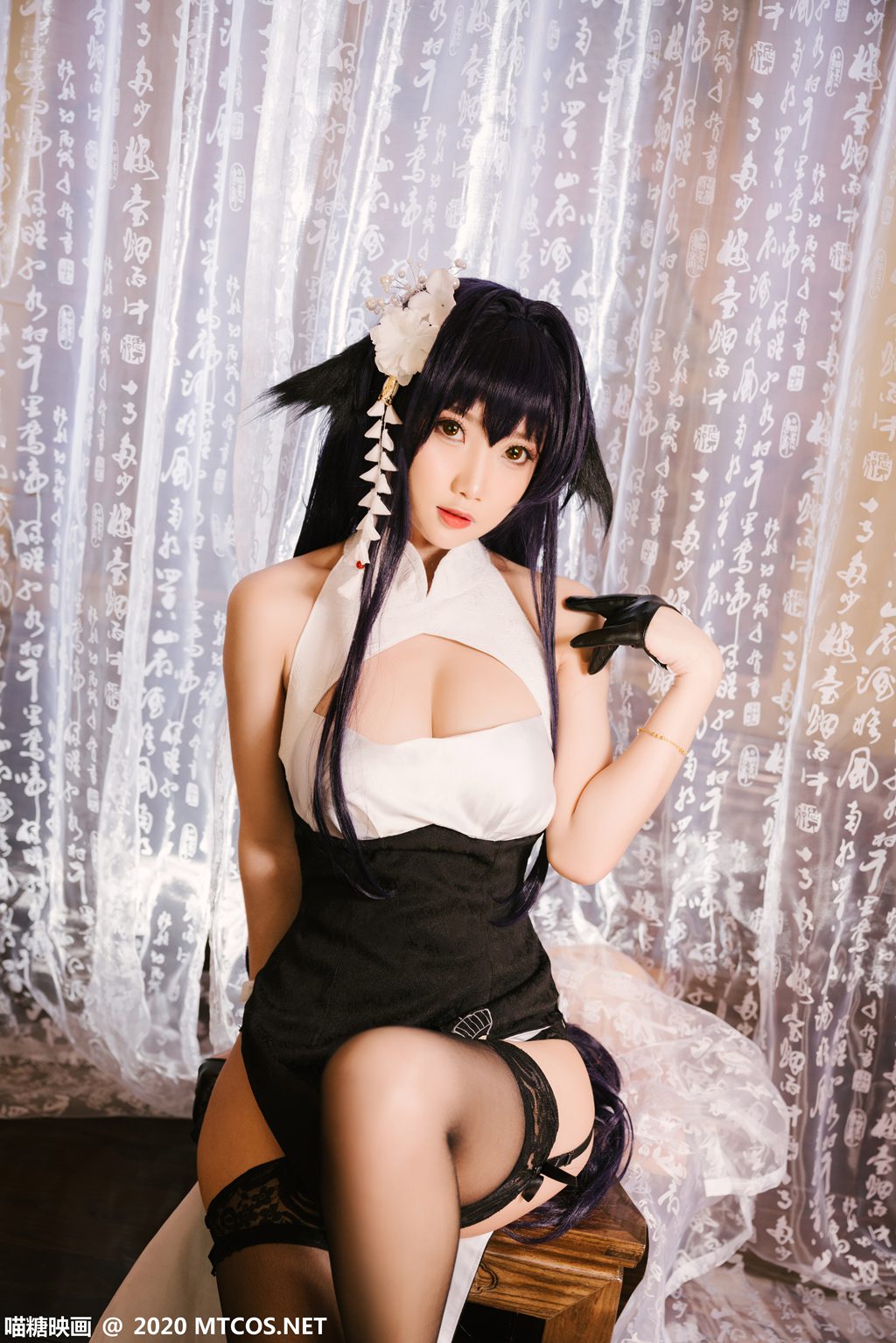 喵糖映画少女 HML.016 吾妻旗袍[26P／878M] 其它写真-第2张