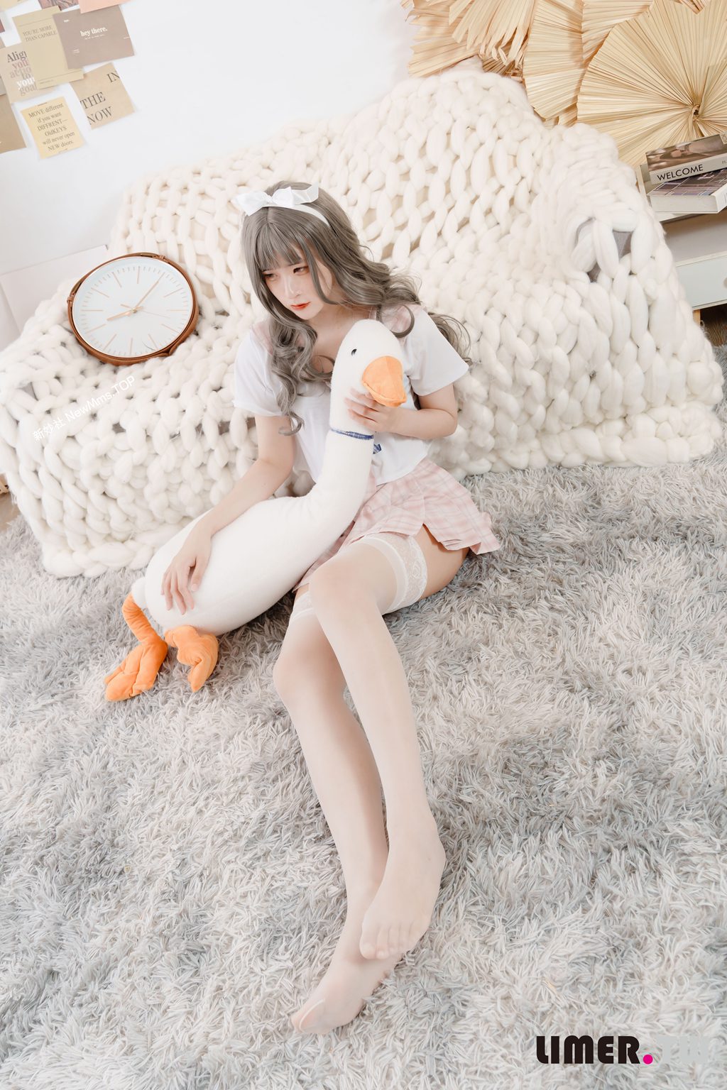 Limerence NO.010-7bao JK 大腿襪 裸足 ASMR 🎵 47p+24min 4K原音影片（JK大腿袜）（Ultra版）[49P/1V/4.23GB] 单购-第2张