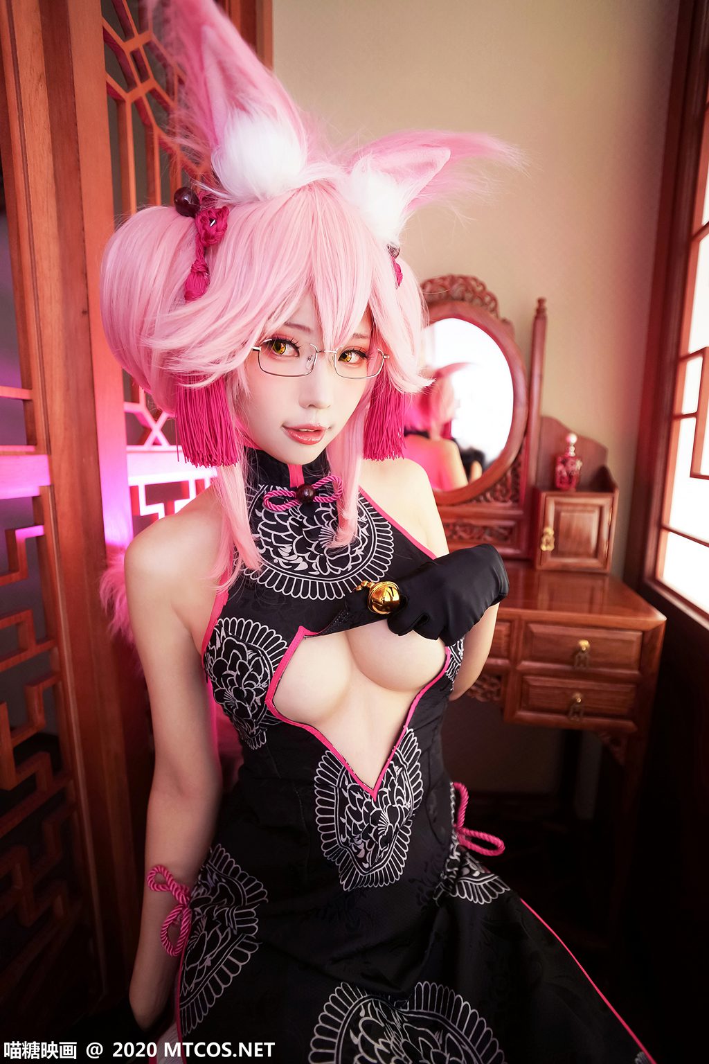 喵糖映画少女 HML.024 玉藻狐旗袍[33P／558MB] 其它写真-第2张