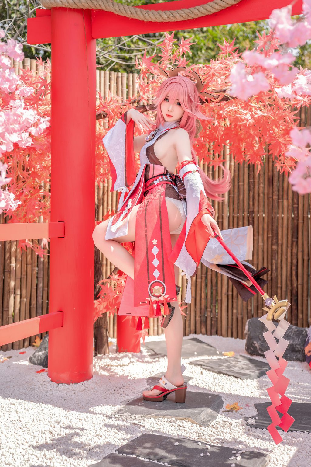 动漫博主@焖焖碳 八重神子[15P-135.2M] 网红写真-第2张