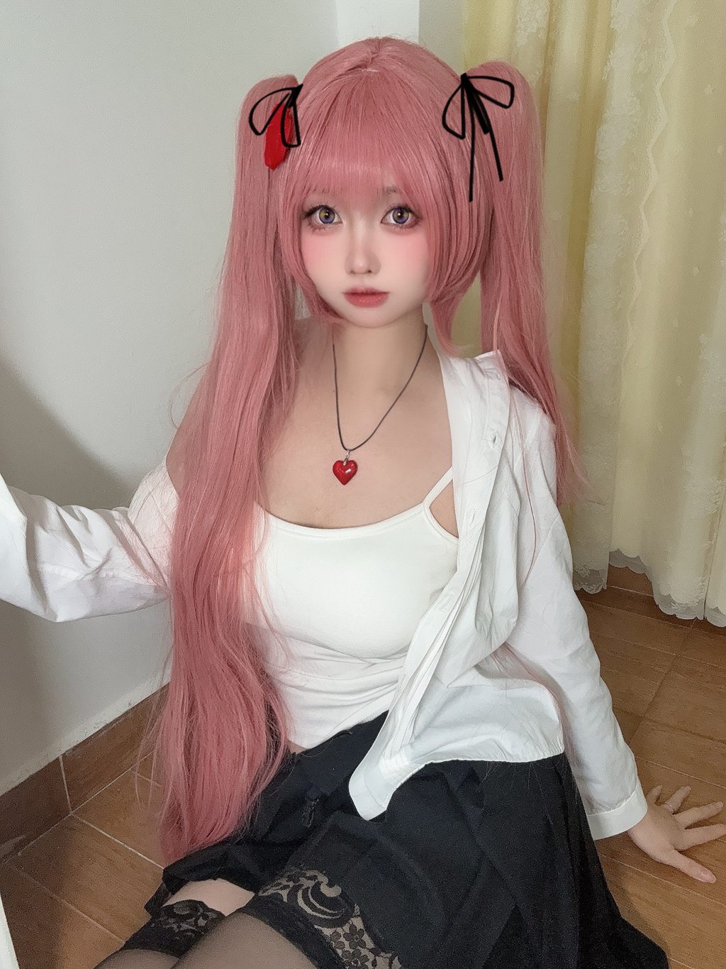 摄影博主@洛桑w伊梓 25年3月会员专属 学妹黄裙[35P-177.9M] 网红写真-第2张