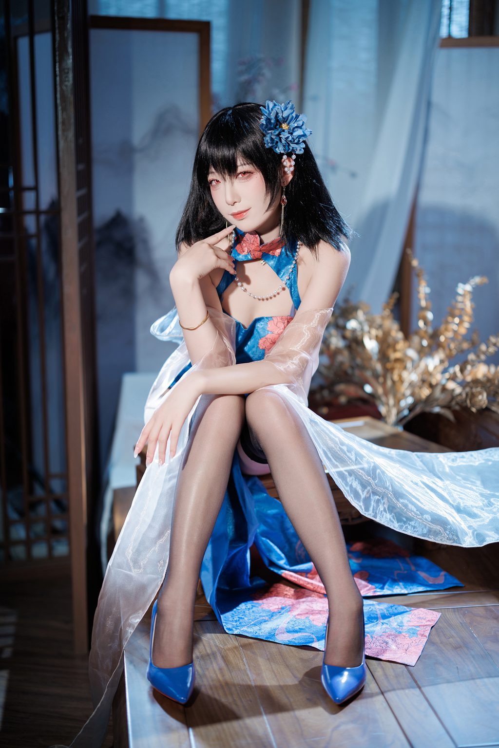 动漫博主@封疆疆 建武旗袍 [36P-514MB] 网红写真-第1张