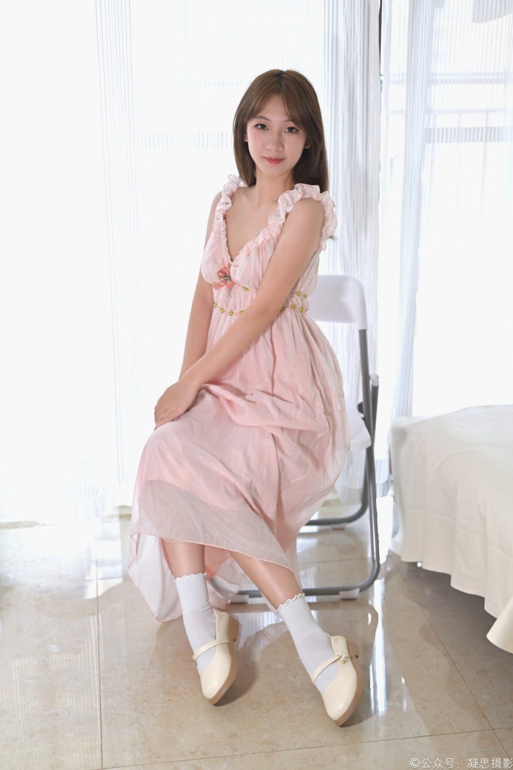 凝思摄影 NO.039 铃铃（连衣裙、短白袜、玛丽珍）[150P/1V/4.45G] 凝思摄影-第2张