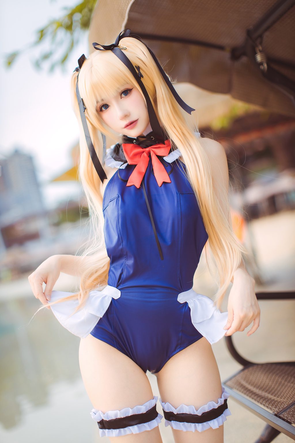 动漫博主@Coser衣衣 玛丽萝丝泳装[29P-45.53MB] 网红写真-第1张