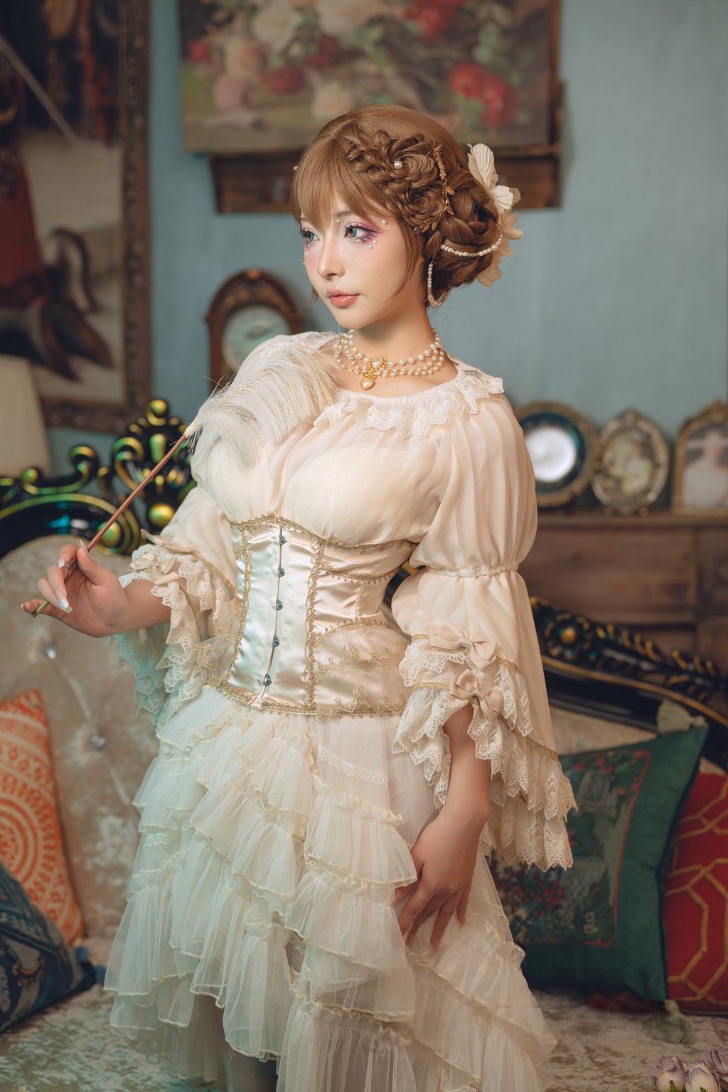 动漫博主@yuuhui玉汇 巴黎春梦[139P-2V-1.47G] 网红写真-第1张