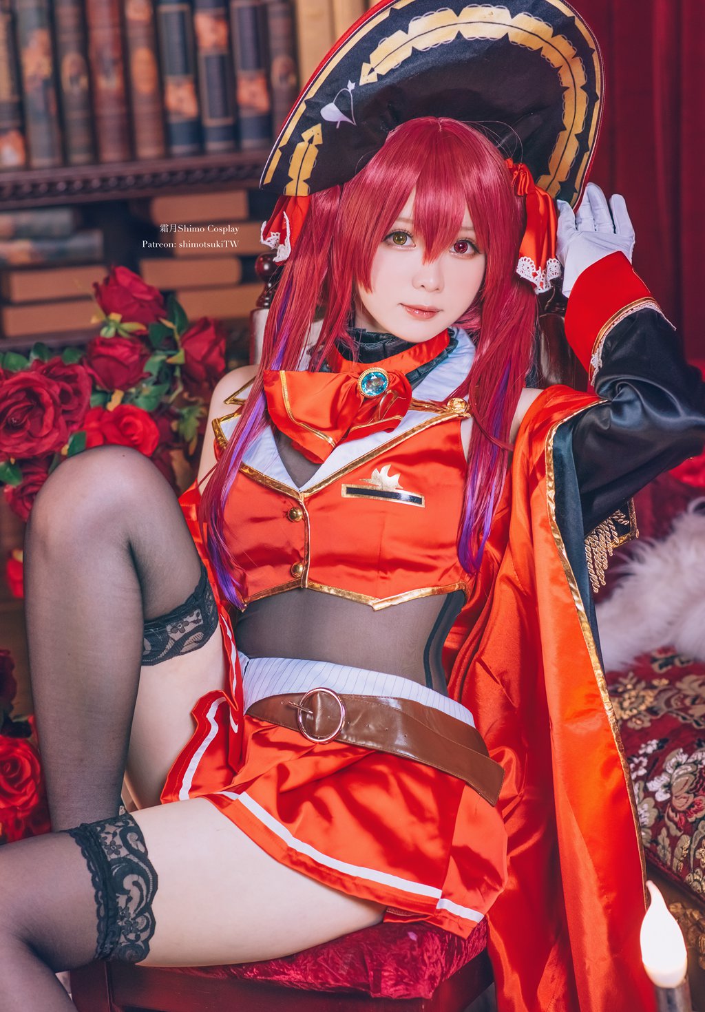 网紅Coser@霜月shimo Houshou Marine[18P-272.6M] 网红写真-第1张