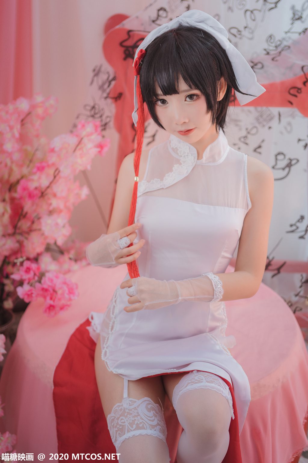 喵糖映画少女 HML.017 高雄白旗袍[20P／307M] 其它写真-第1张