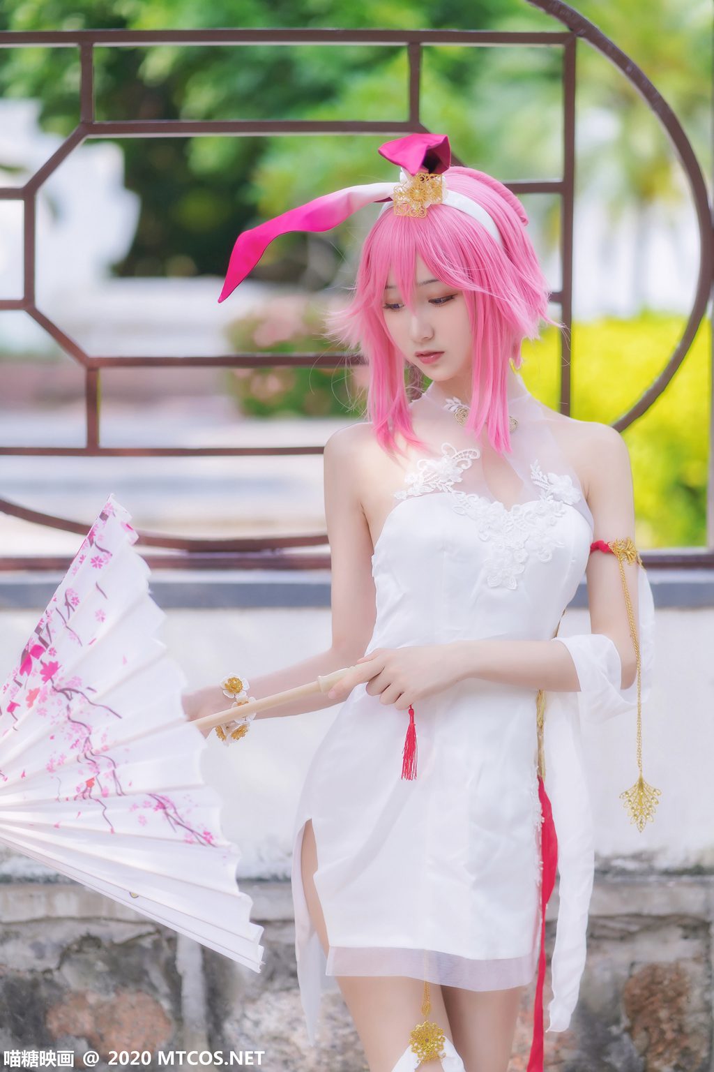 喵糖映画少女 HML.020 八重樱旗袍[31P／284M] 其它写真-第1张