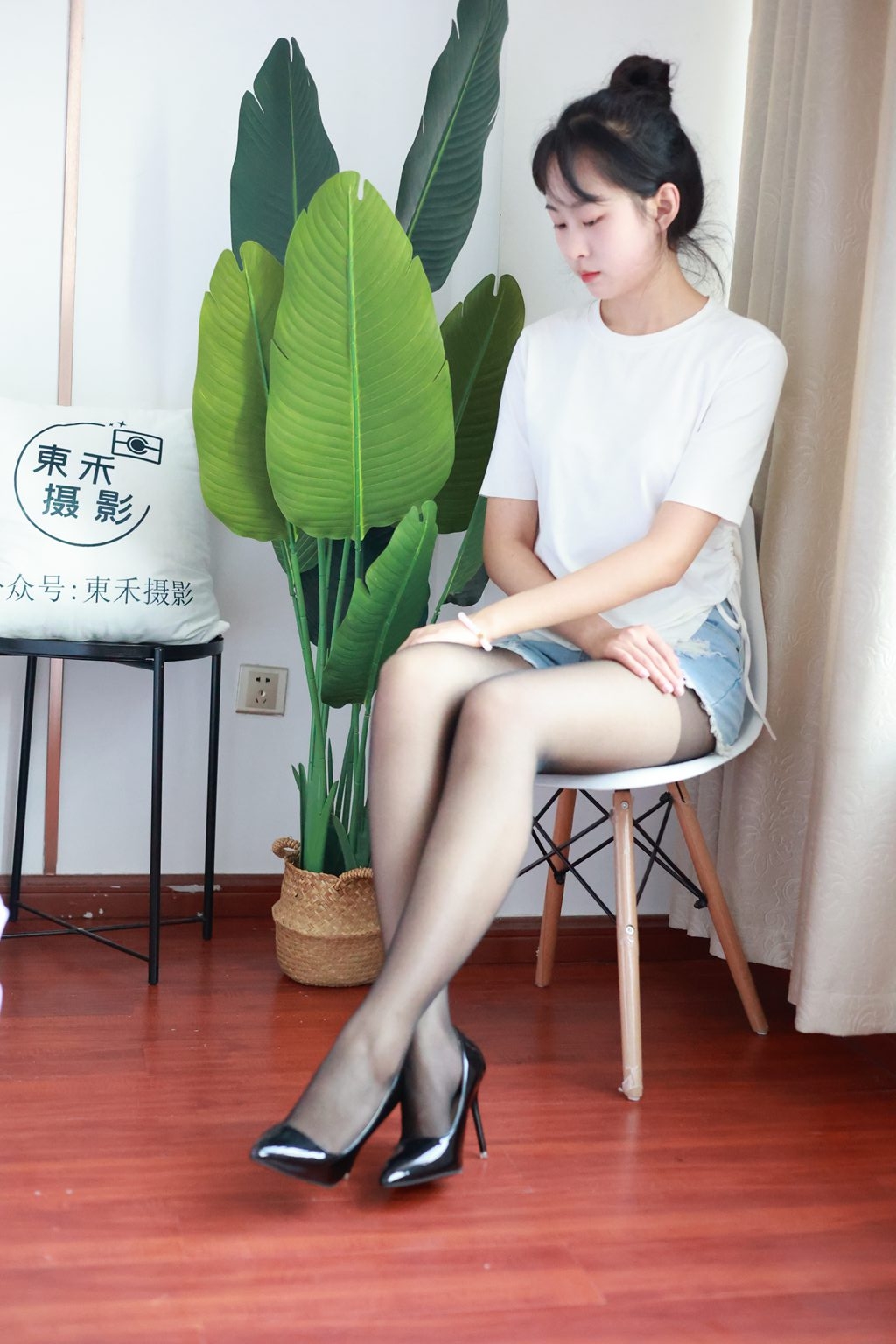 三禾摄影 NO.012 牛仔热裤 高跟 长丝 [208P/1.22GB] 三禾摄影-第1张