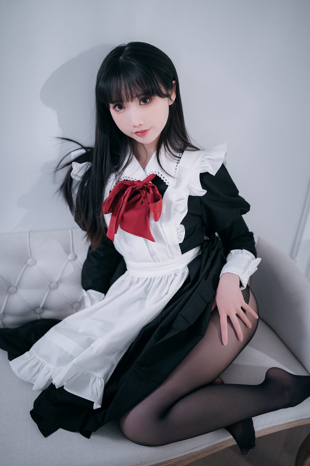 人气动漫Coser@面饼仙儿 红高跟女仆 [30P/248MB] 网红写真-第1张
