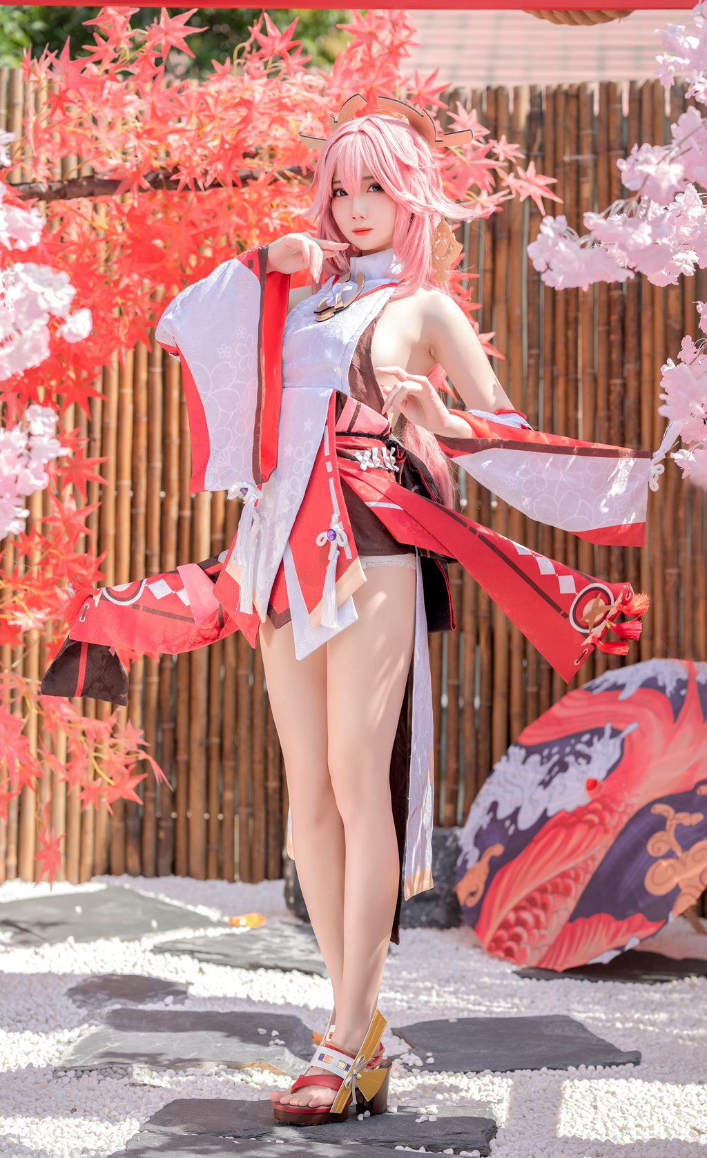 动漫博主@焖焖碳 八重神子[15P-135.2M] 网红写真-第1张