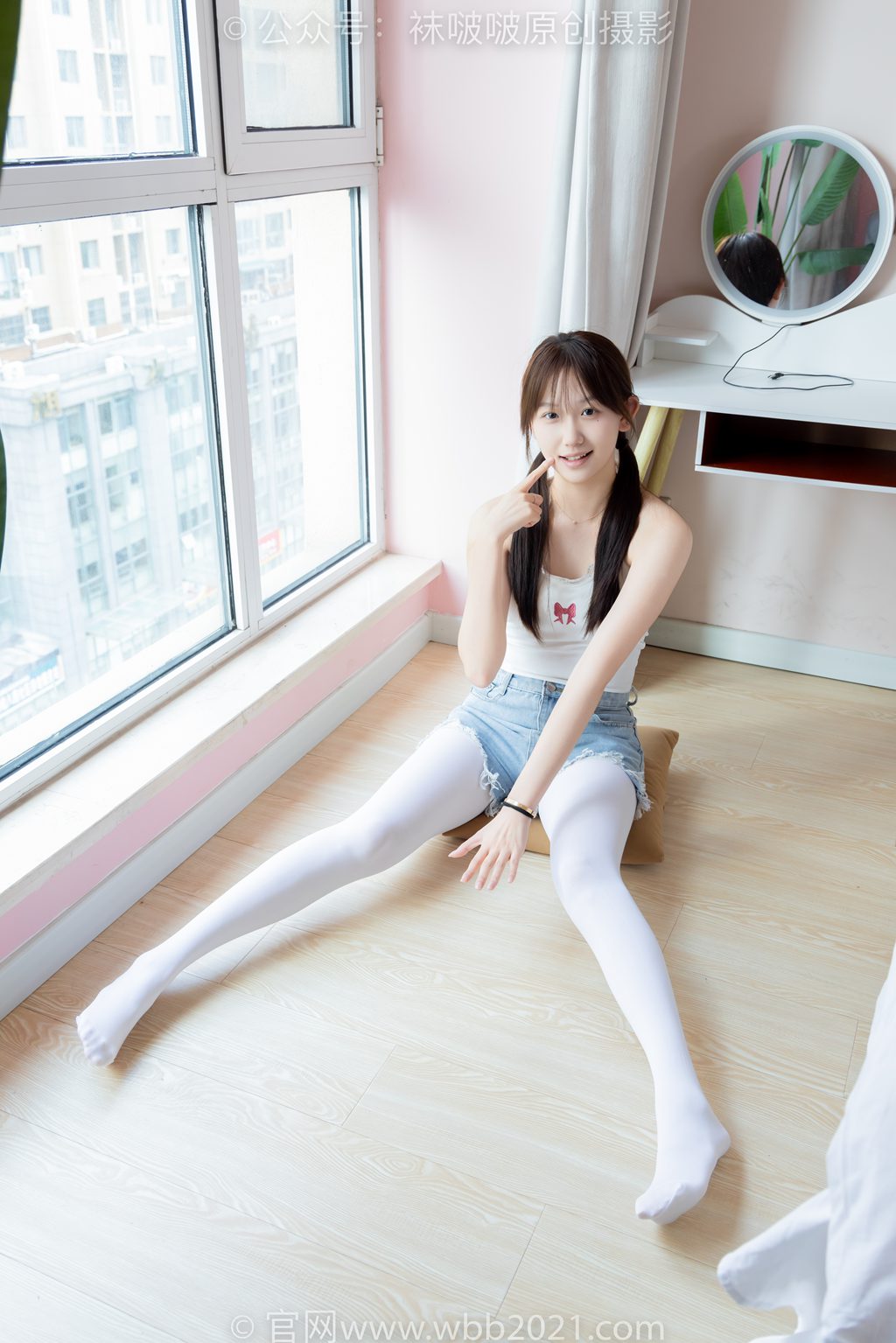 [BoBoSocks袜啵啵] NO.582 香菜-高跟鞋、厚白丝、裸足 [152P/1V/5.38GB] 年费专享-第1张