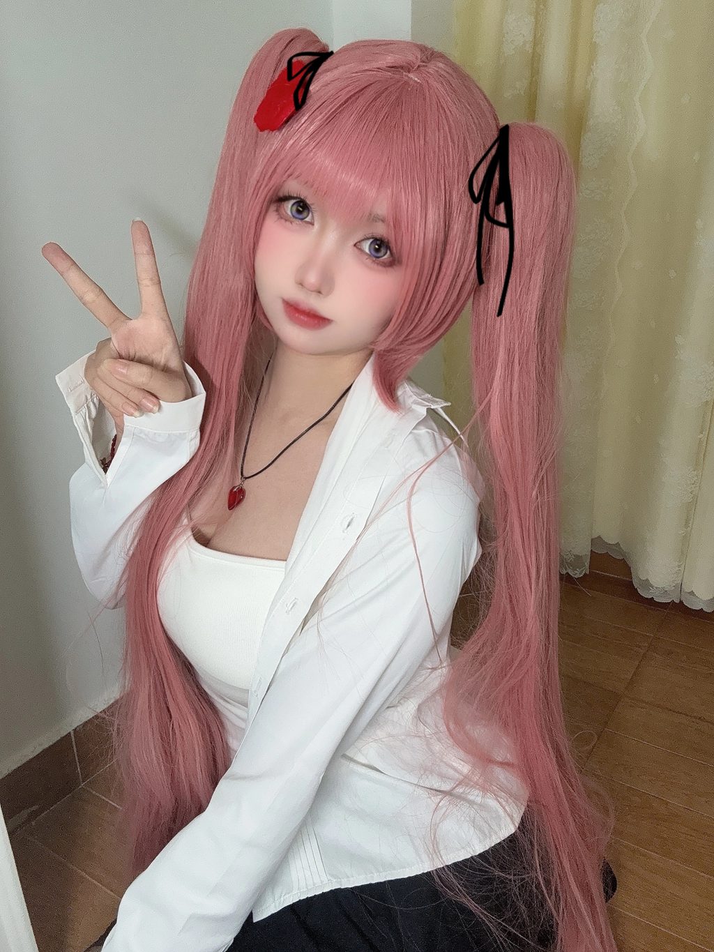 摄影博主@洛桑w伊梓 25年3月会员专属 学妹黄裙[35P-177.9M] 网红写真-第1张