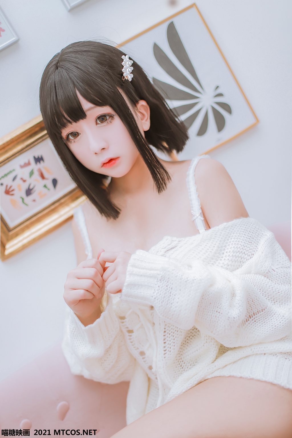 喵糖映画少女VOL.457 妹妹的白色毛衣[20P／207MB] 其它写真-第1张