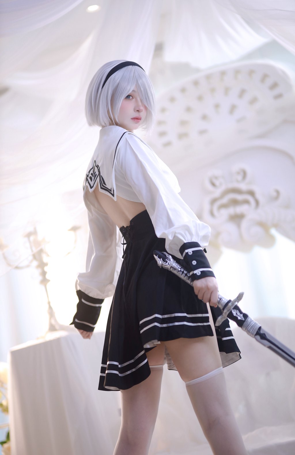 网紅Coser@疯猫ss 2B 得物社 [53P/716MB] 网红写真-第1张
