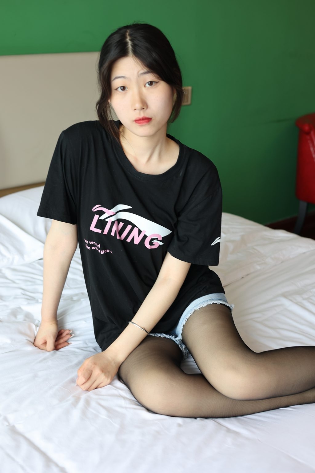 三禾摄影 NO.017 牛仔短裤 嘿丝 高跟 [251P/1.06GB] 三禾摄影-第3张