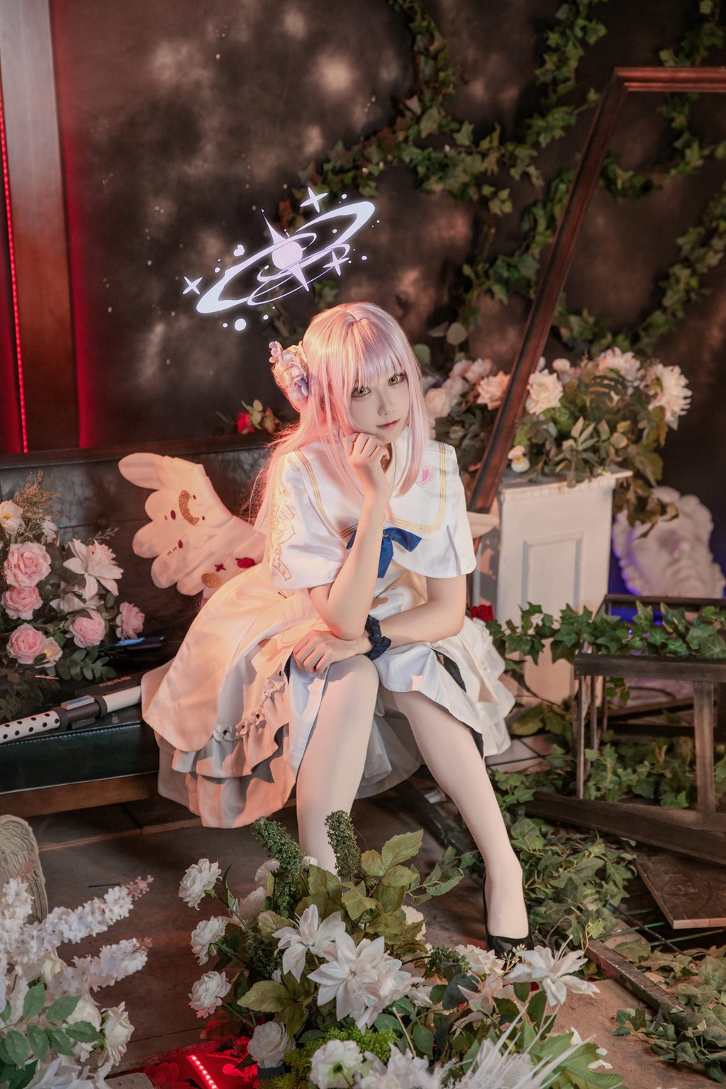 网紅Coser@lunananya 圣园未花 [24P-215MB] 网红写真-第4张