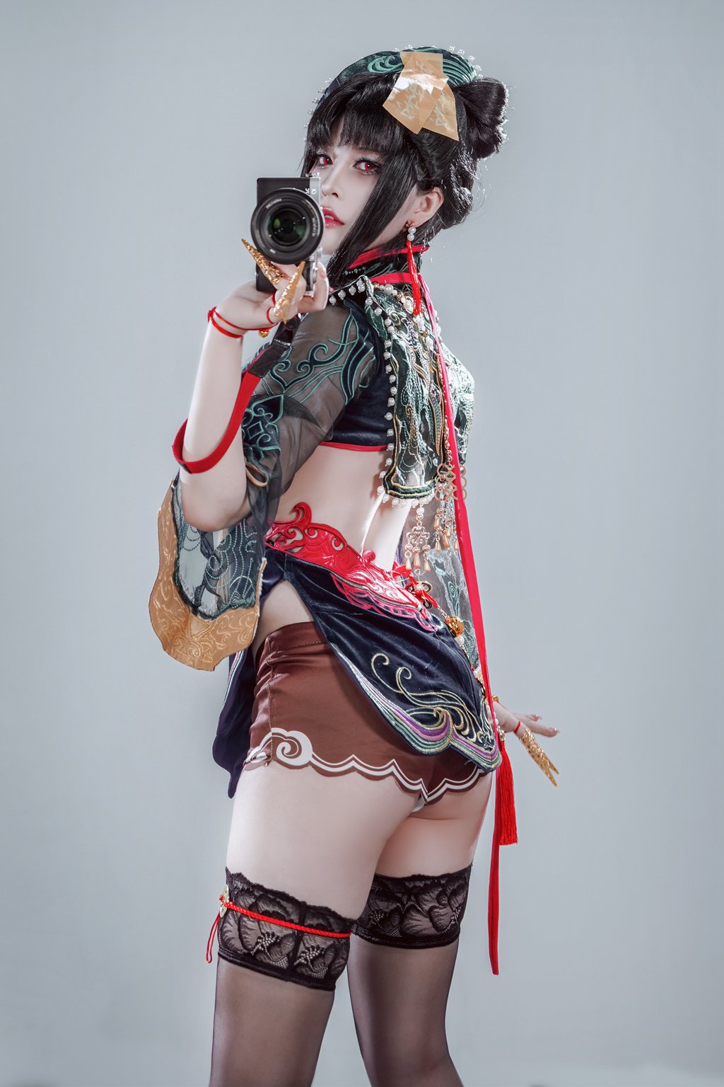 人气动漫Coser@半半子 玉玲珑[24P-2V-167M] 网红写真-第4张