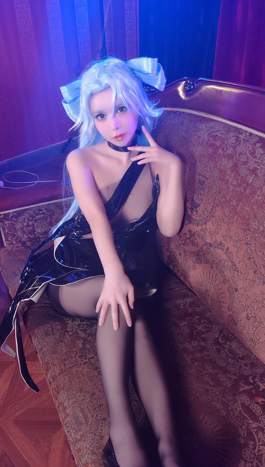 动漫Coser@亚马逊鲶鱼 香槟怪盗[32P-2V-144.4M] 网红写真-第4张