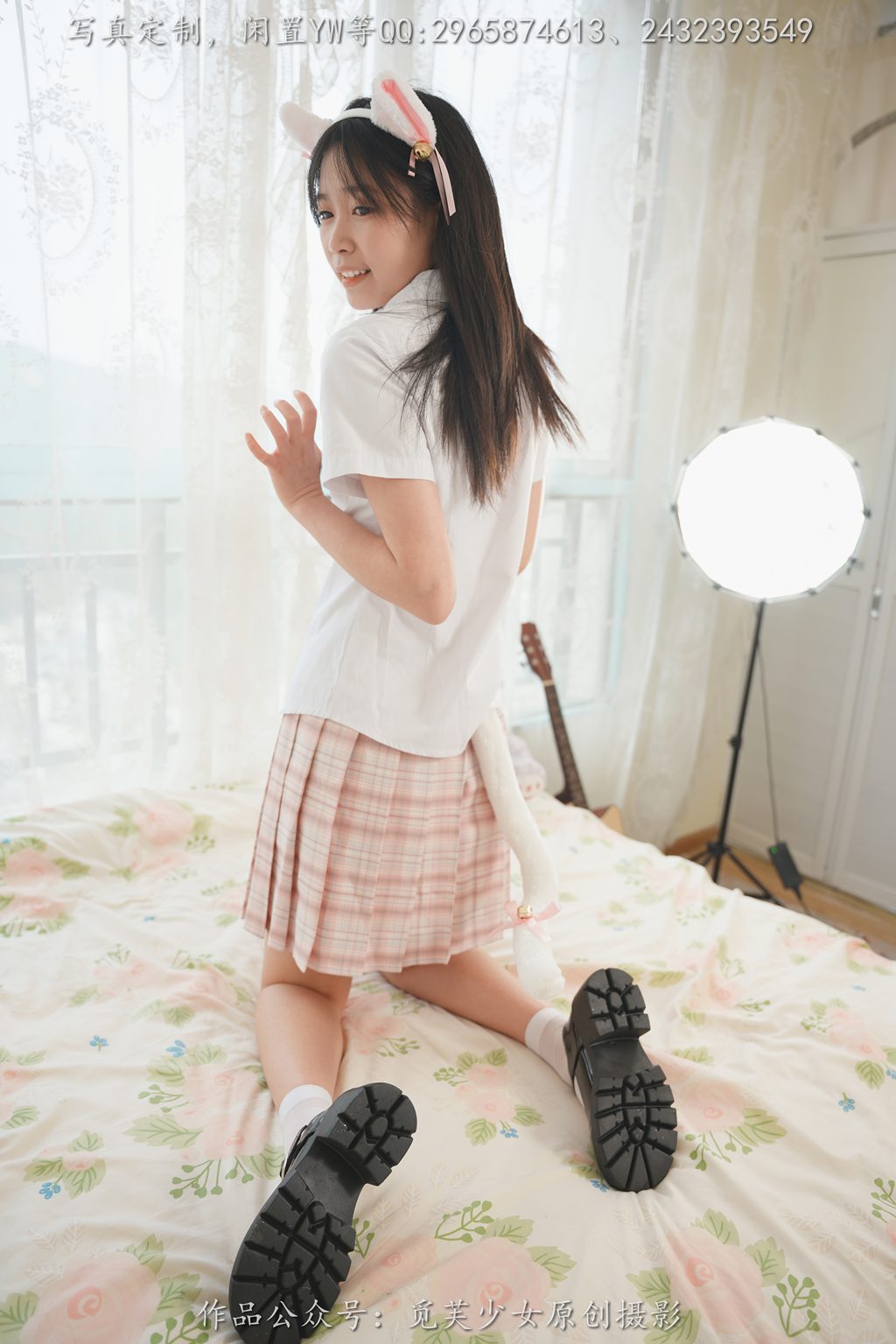 [觅芙少女] NO.162 敏敏——今天做你的jk小喵喵~[123P/1V/931MB] 年费专享-第4张