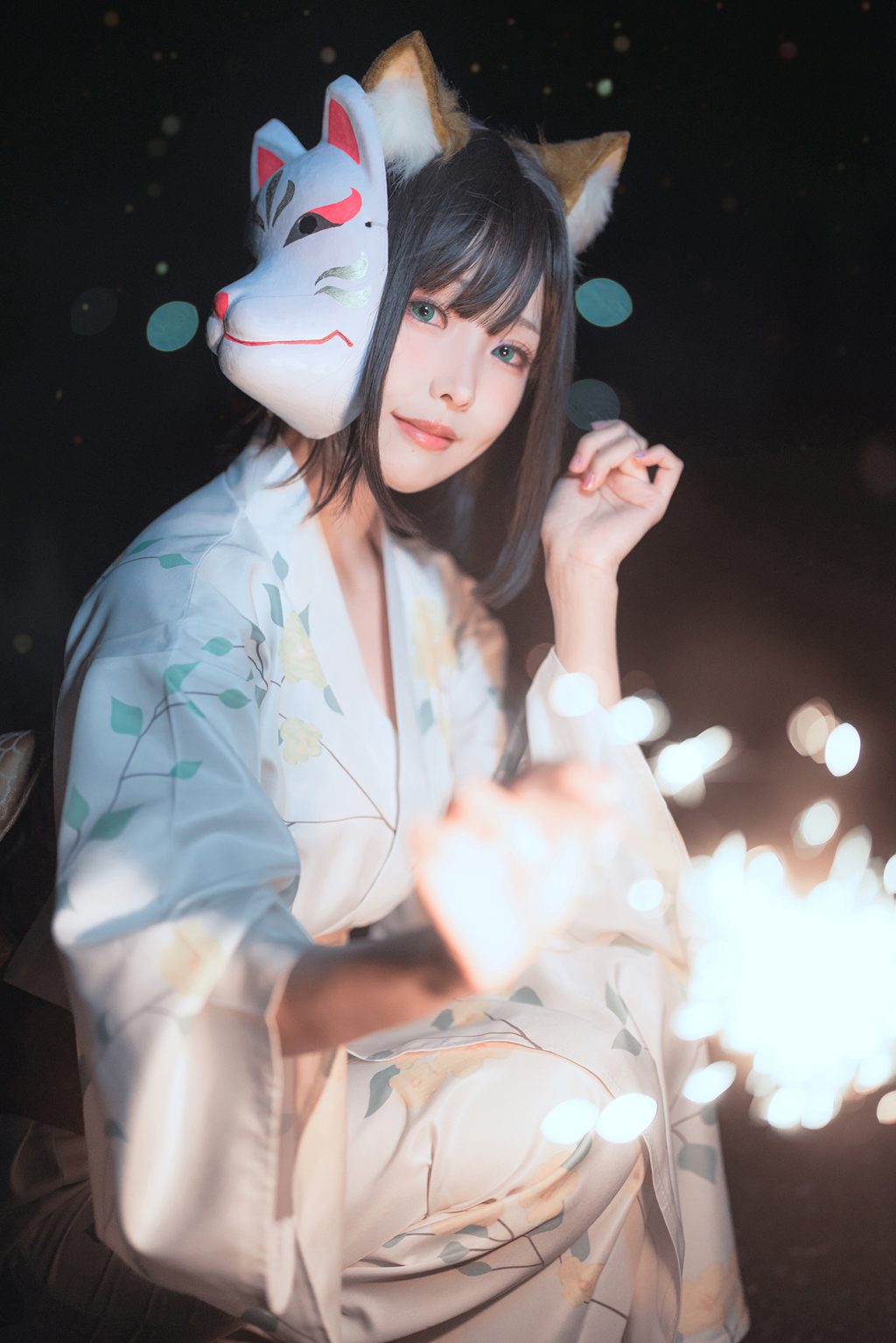 台湾Coser@ElyEE子 23.July C-Dongitsune Yukata 浴衣狐 [26P1V102MB] 网红写真-第4张
