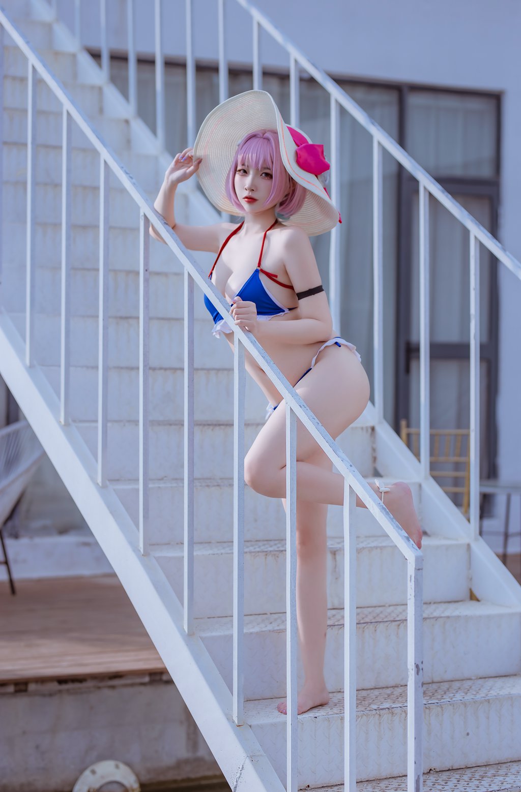 人气动漫博主@二佐Nisa 碧蓝塔尔图泳装 [23P/129MB] 网红写真-第4张