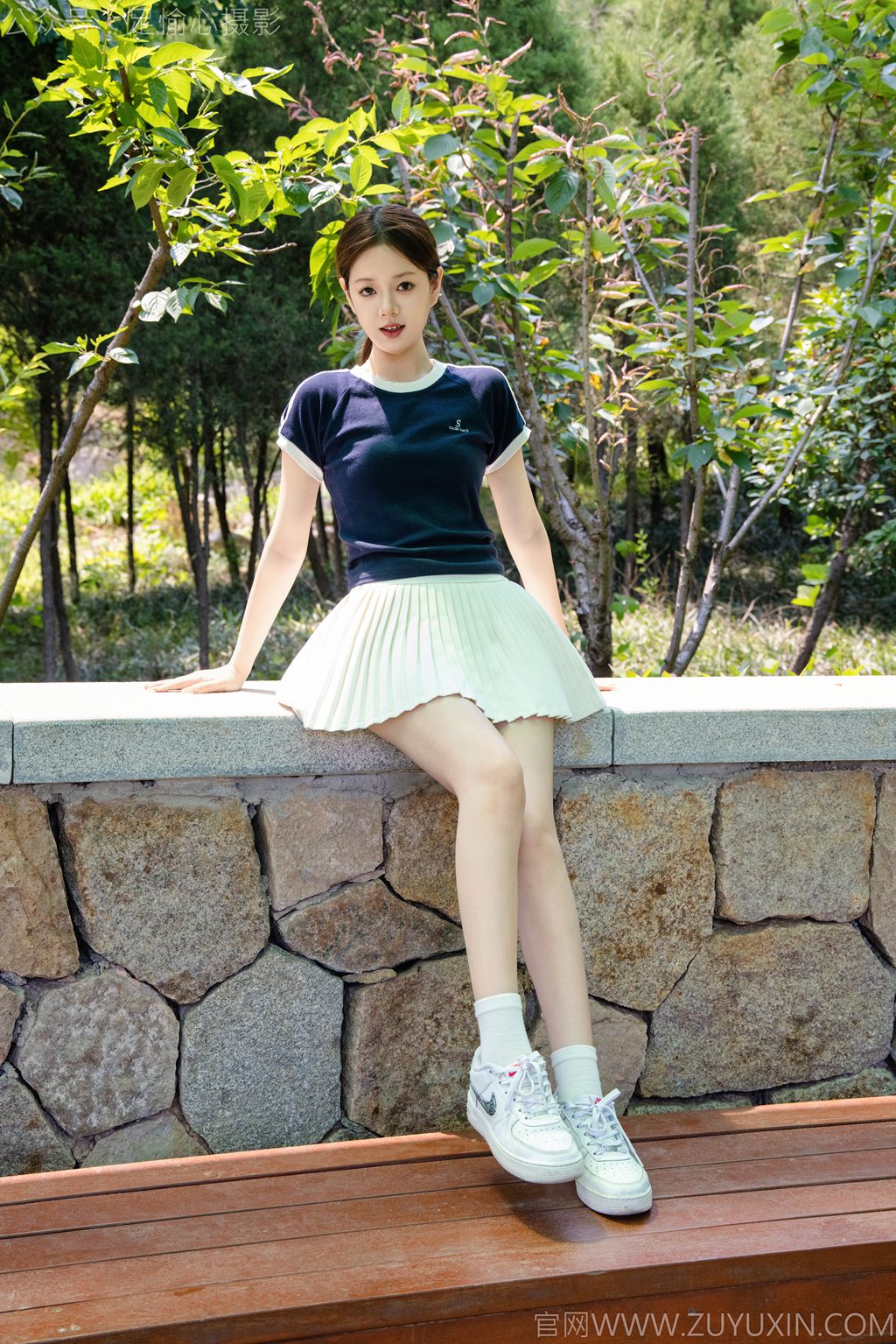 [足愉心摄影] NO.039 模特嘉怡（搭配：体操服、白色短裙、白色棉袜、运动鞋（完整版）[120P/2V/14.9G] 年费专享-第4张