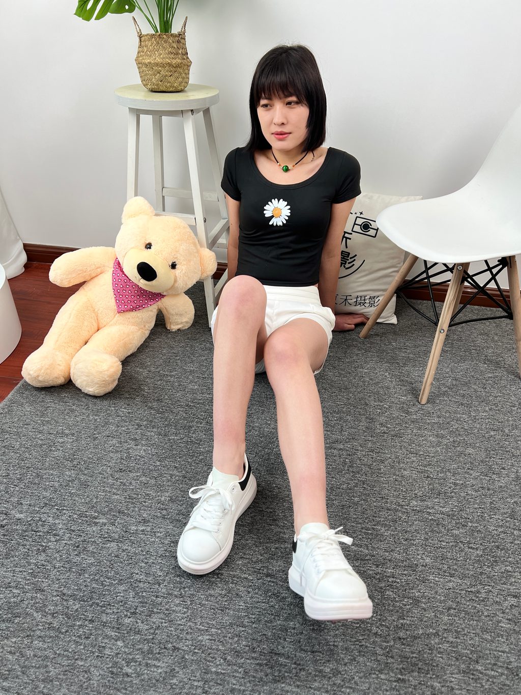 三禾摄影 NO.038 休闲短裤 棉袜 小白鞋 [279P/1V/1.82GB] 三禾摄影-第3张