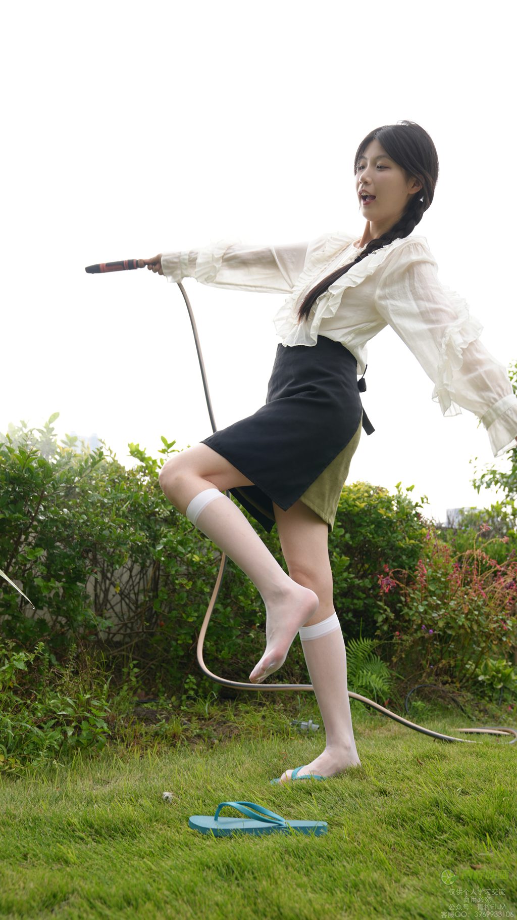 [青柠映画] NO.096 小小 园丁白丝素材（全套版）[169P/2V/7.31G] 年费专享-第3张