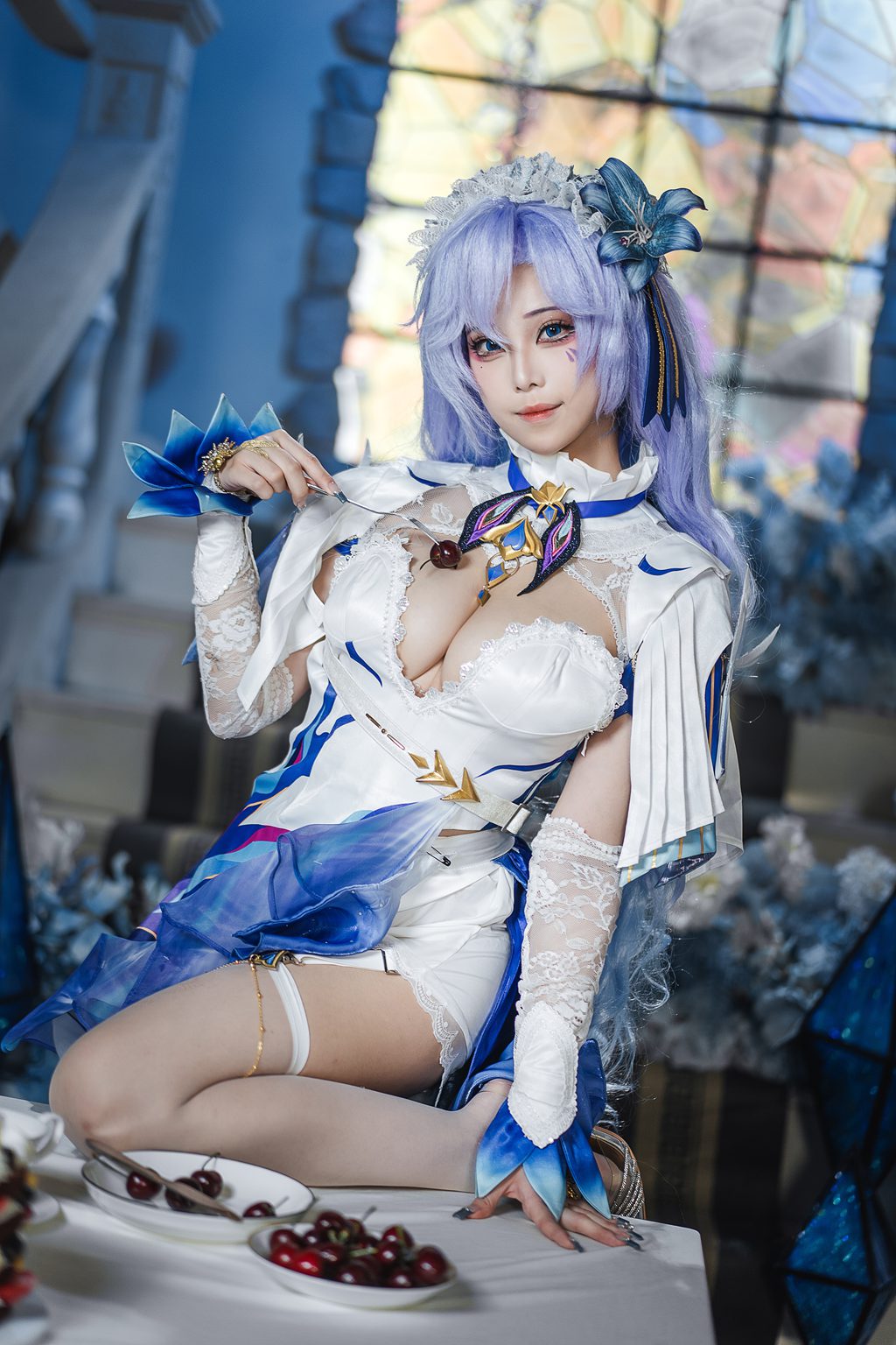 知名动漫博主@蜜汁猫裘 鸣潮 坎特蕾拉 [132P/9V/3.51G] 网红写真-第3张