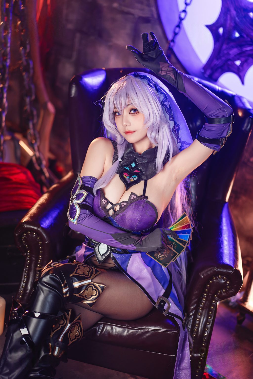 知名动漫博主@蜜汁猫裘 黑天鹅 [74P/2V/2.34G] 网红写真-第3张