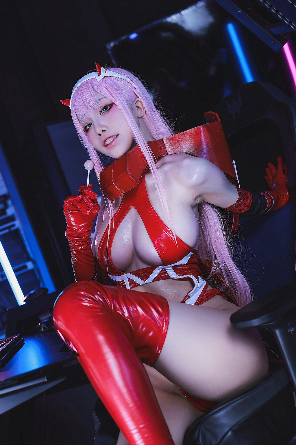 知名动漫博主@水淼aqua Zero Two[81P-124.5M] 网红写真-第3张